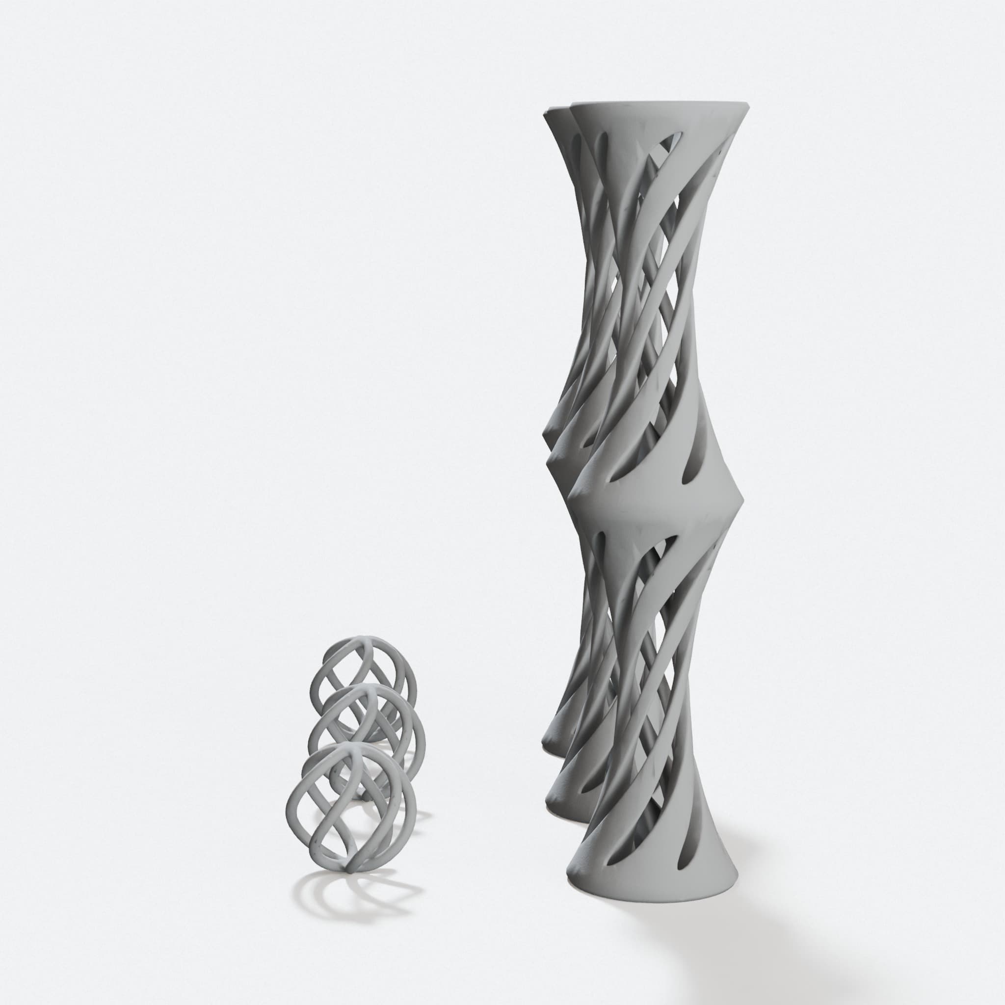 Spiral Fidget Toy, 3D Printed On Demand