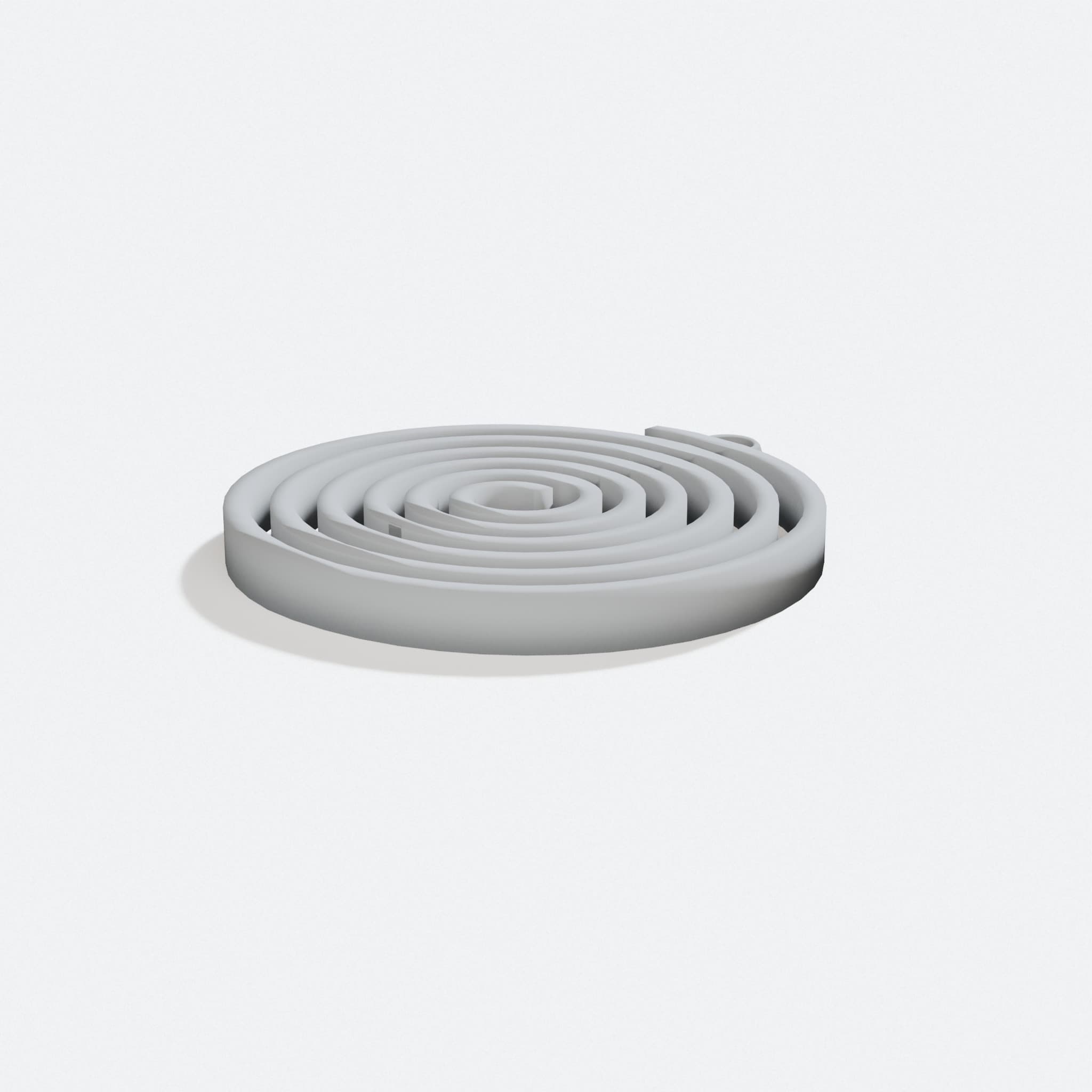 Spiral Earring 3D Printed Gift