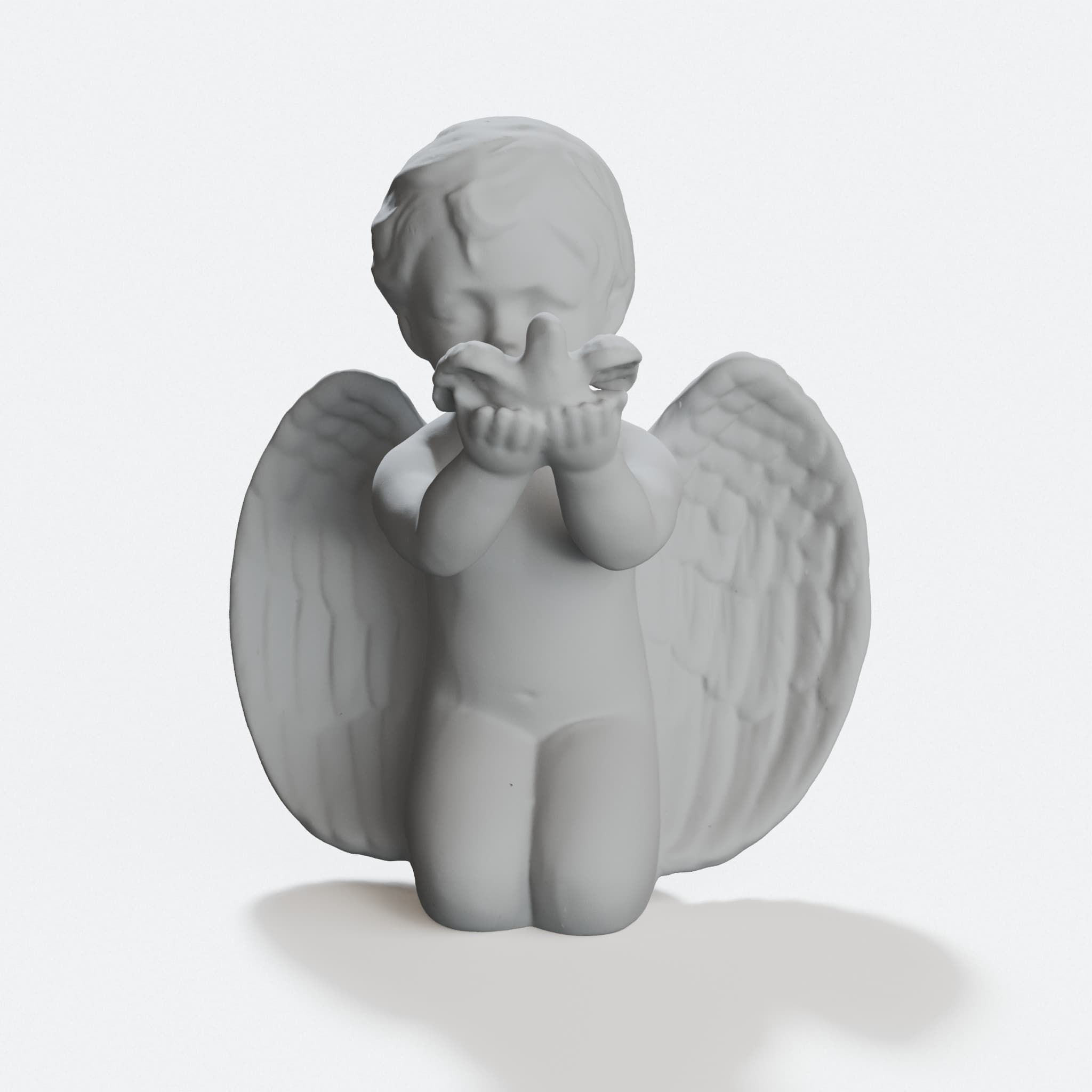 Angel Sculpture 3D Scan - Decorative Statue