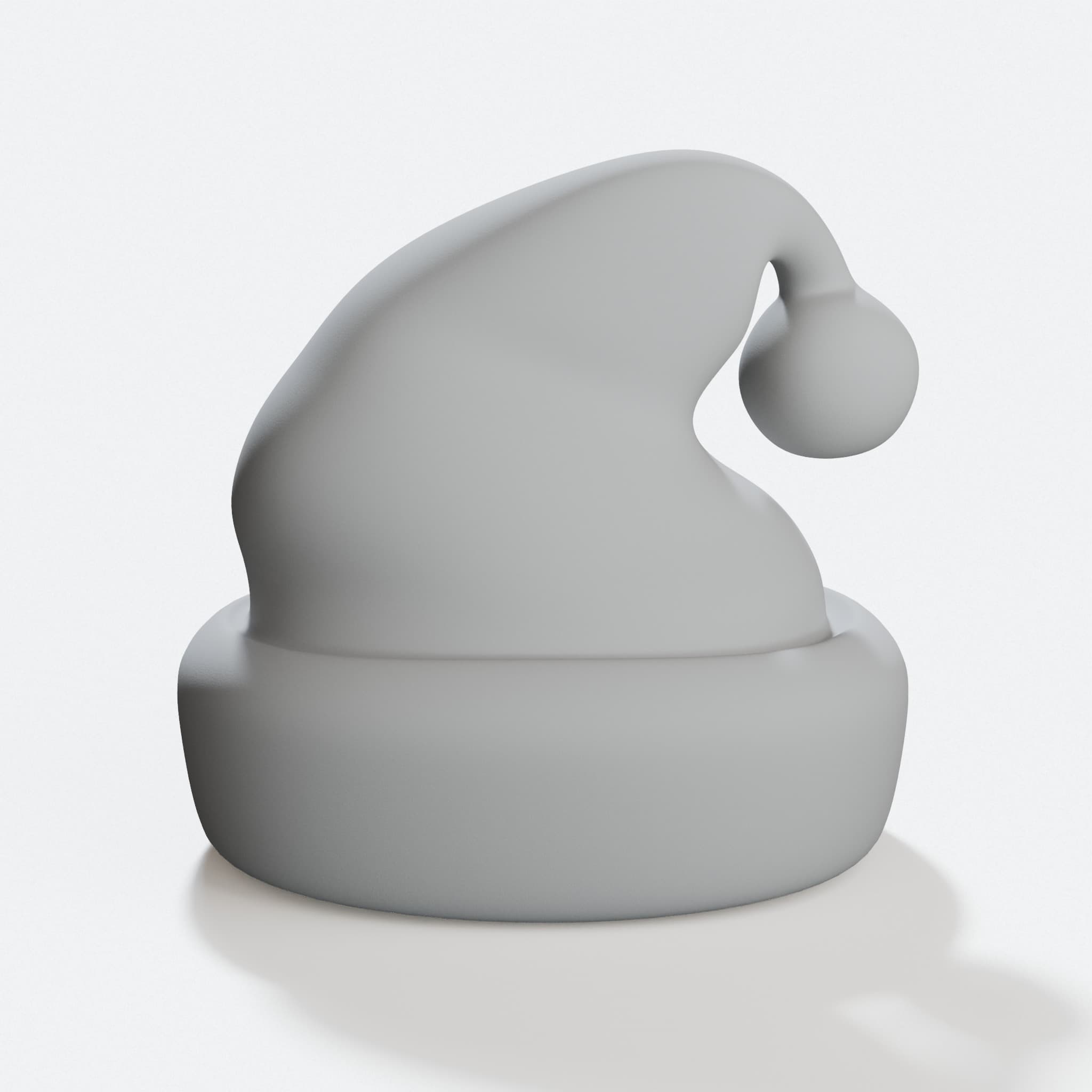 Santa Claus Hat - 3D Printed Christmas Ornament