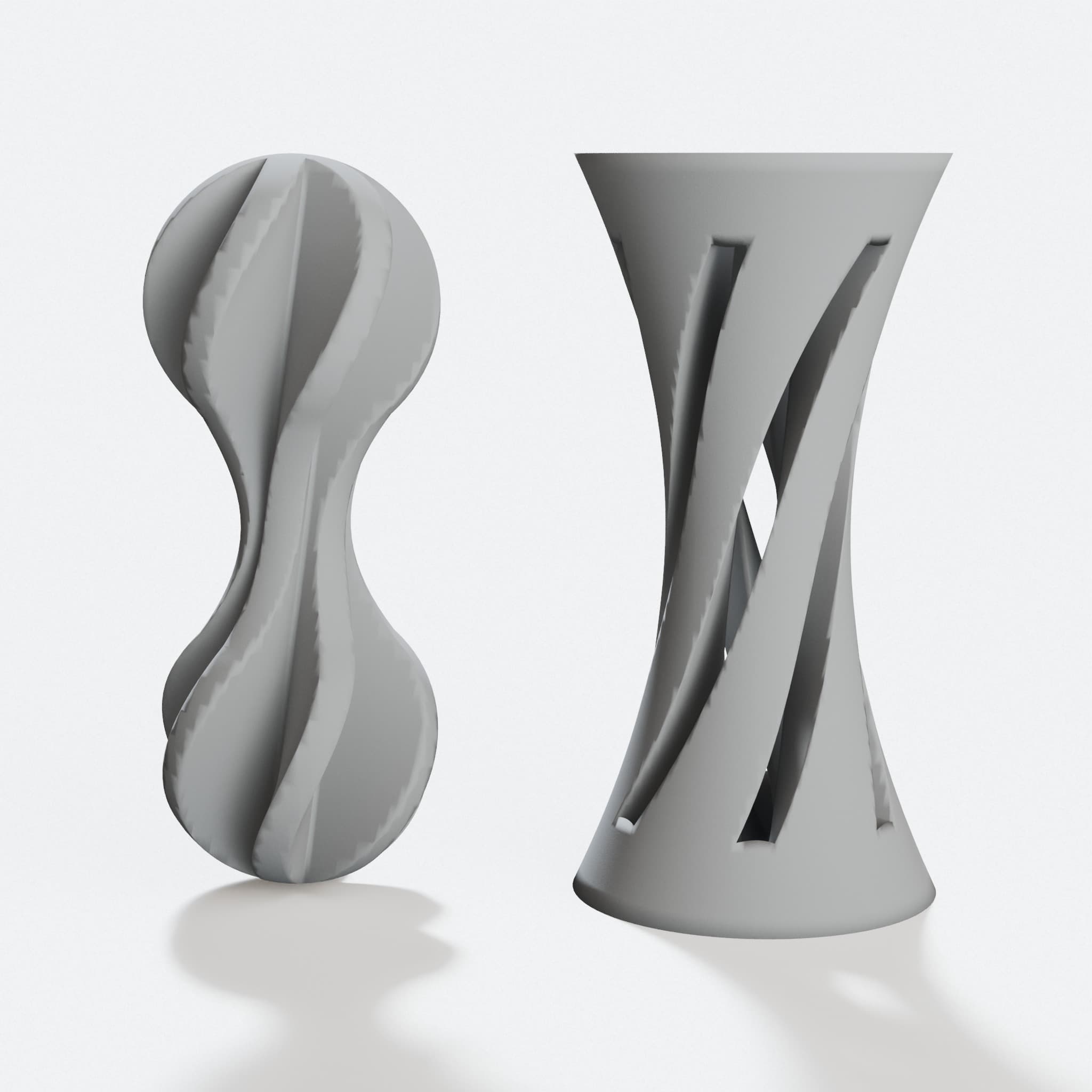 Fidget Spiral 3D Printed Toy for Desk and Travel