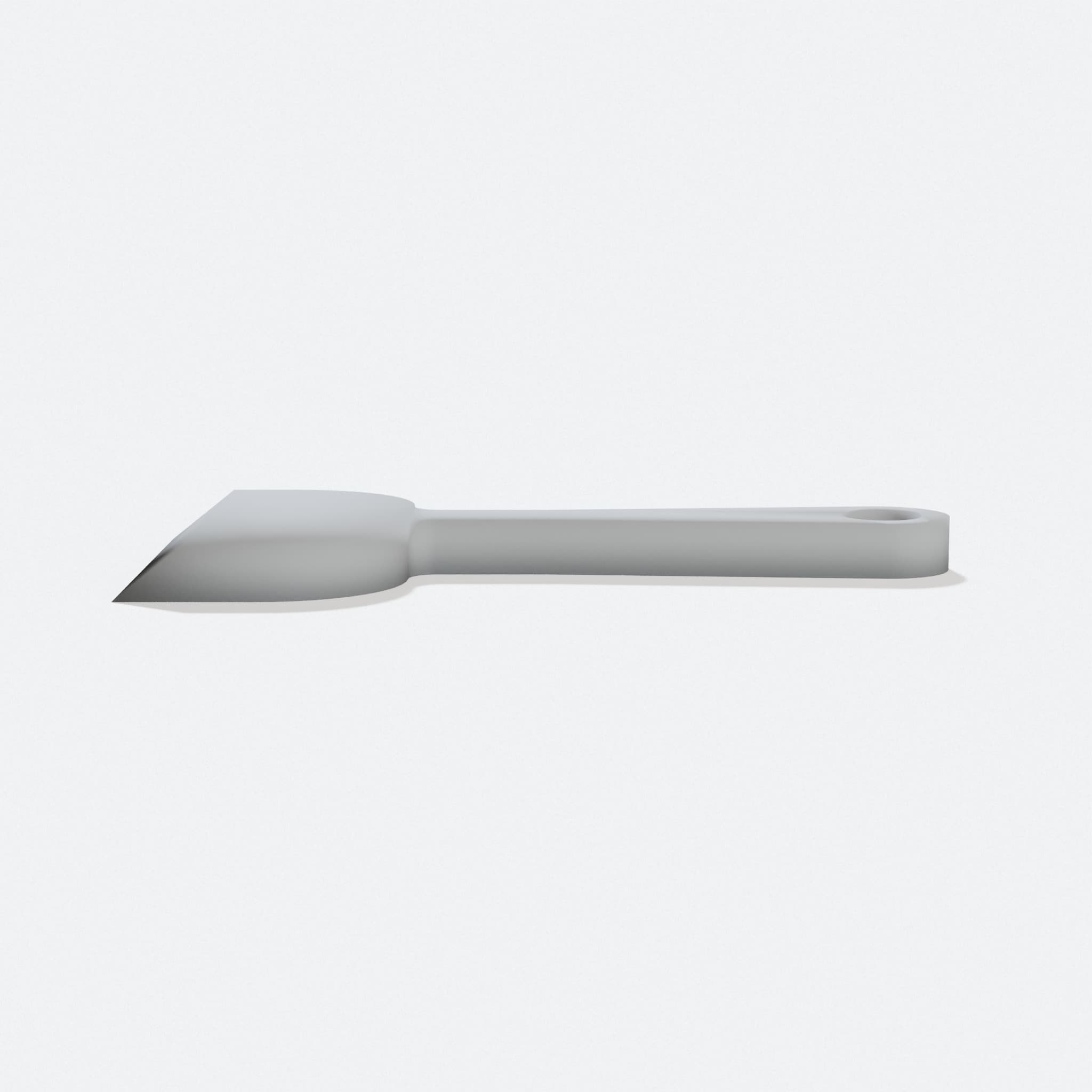 3D Printer Bed Scraper Tool with Frame Hanger