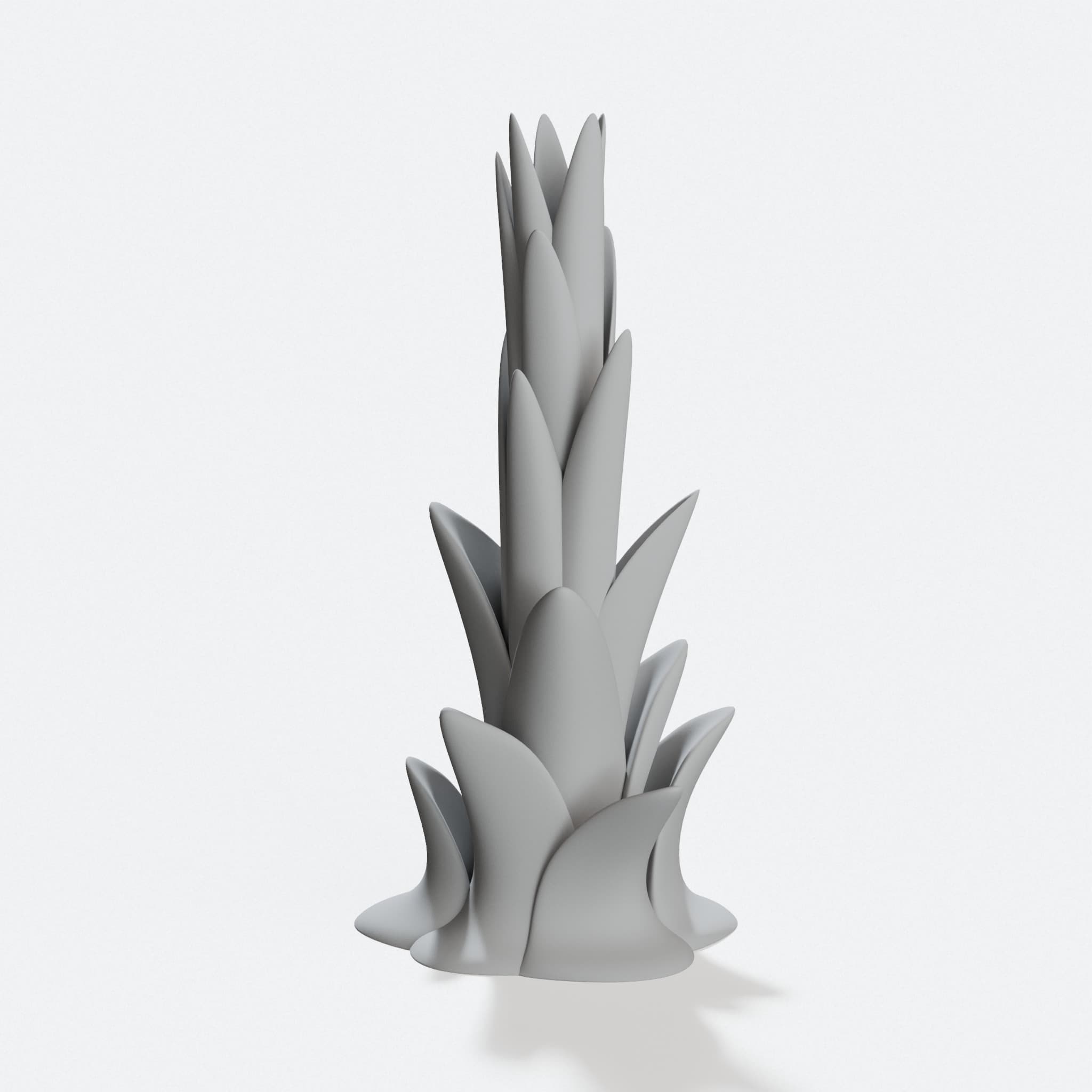 3D Printed Tree Agave Plant for Tabletop Gaming