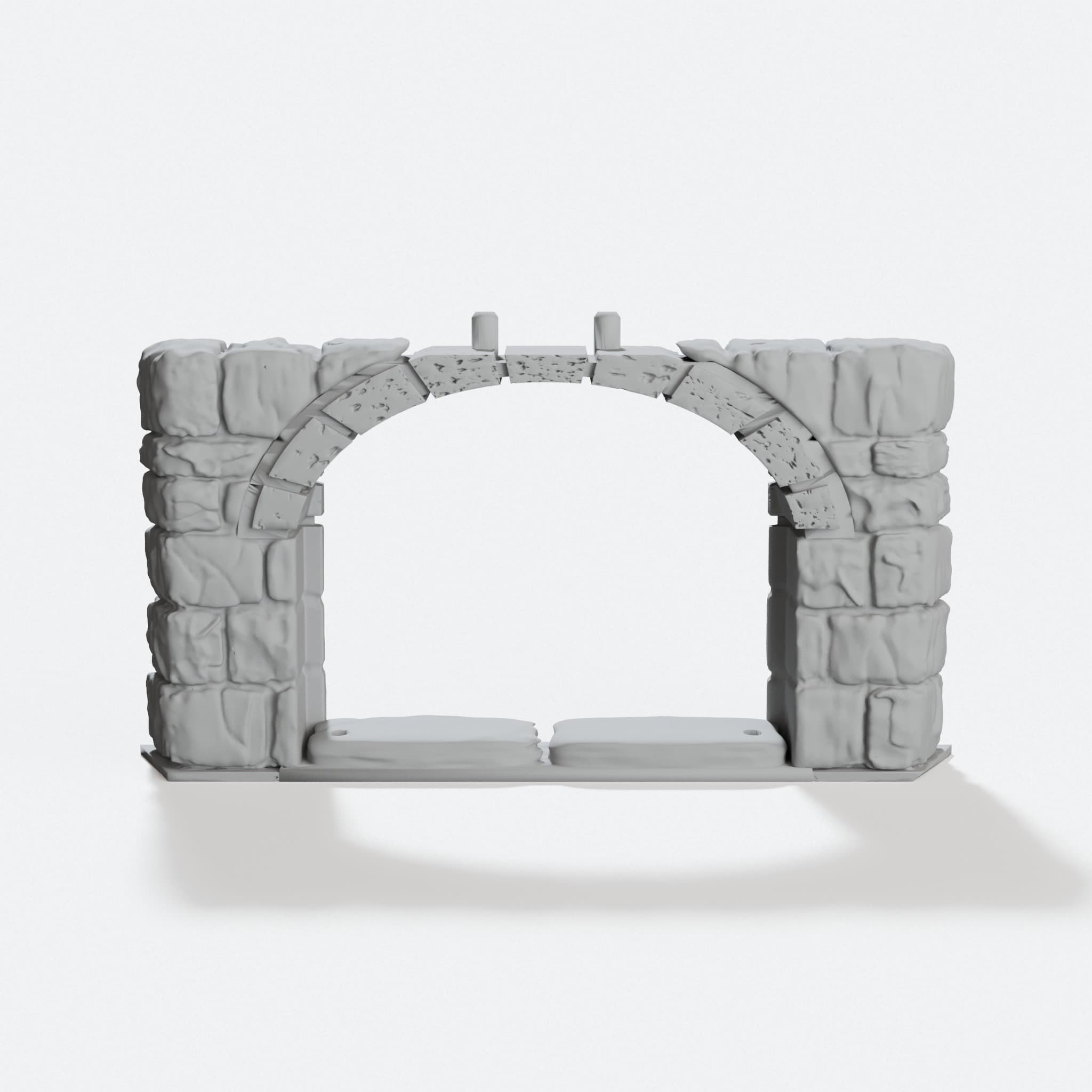 OpenLOCK Dungeon Stone Angled Doors Set