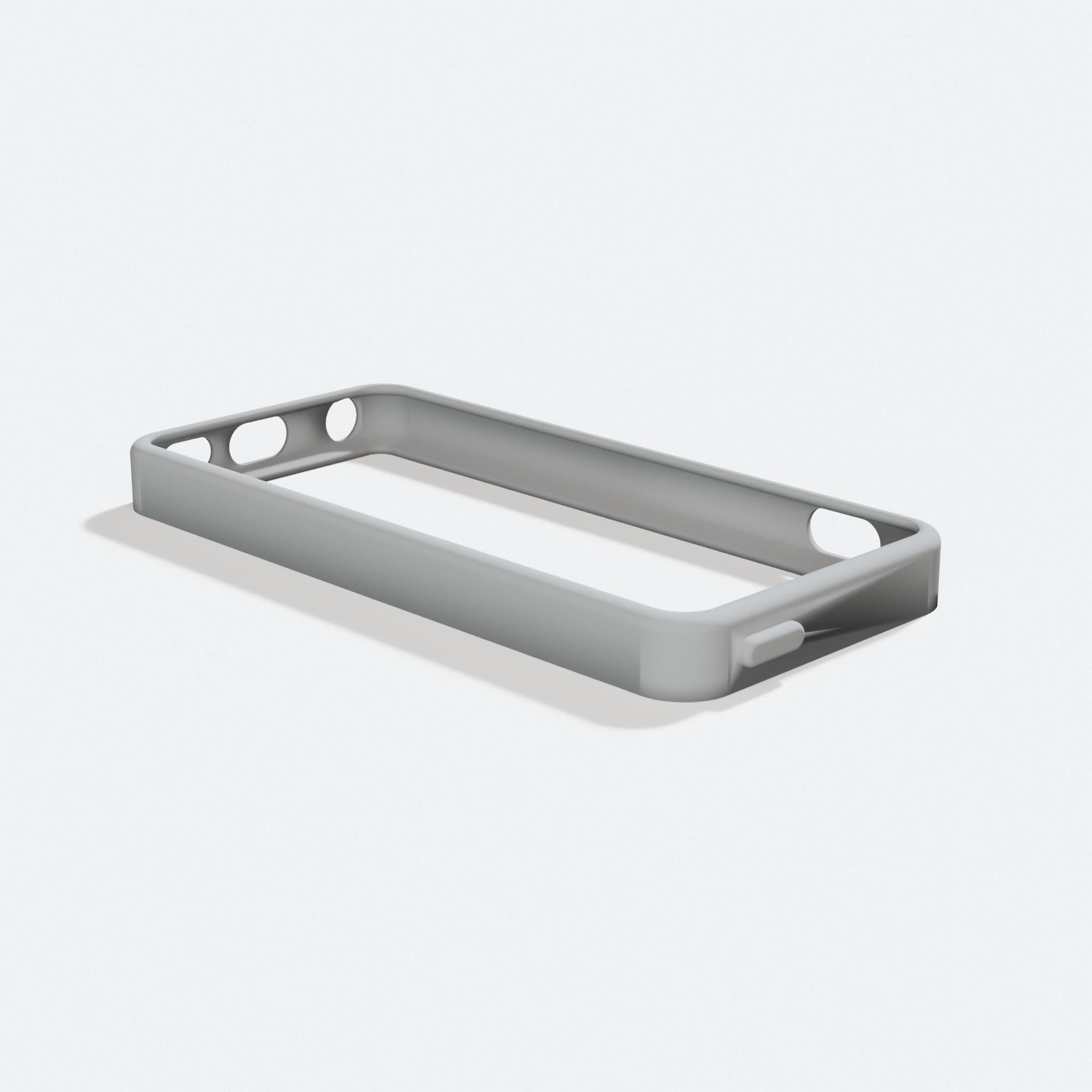 Compatible with iPhone 5 and 5S Flexible Bumper Case