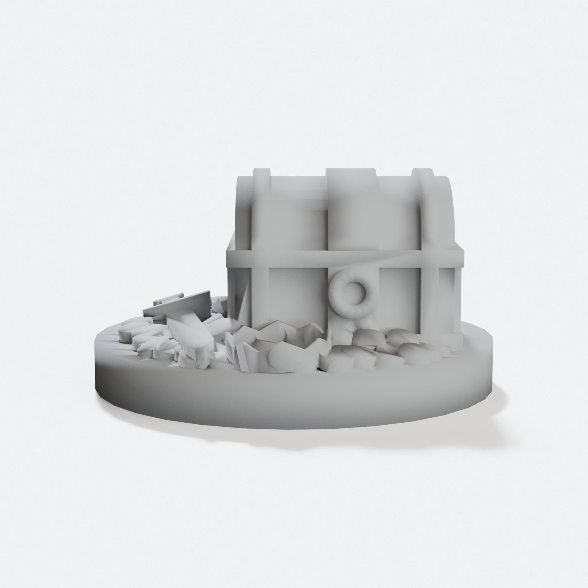 25mm Treasure Marker v2 for RPG Games