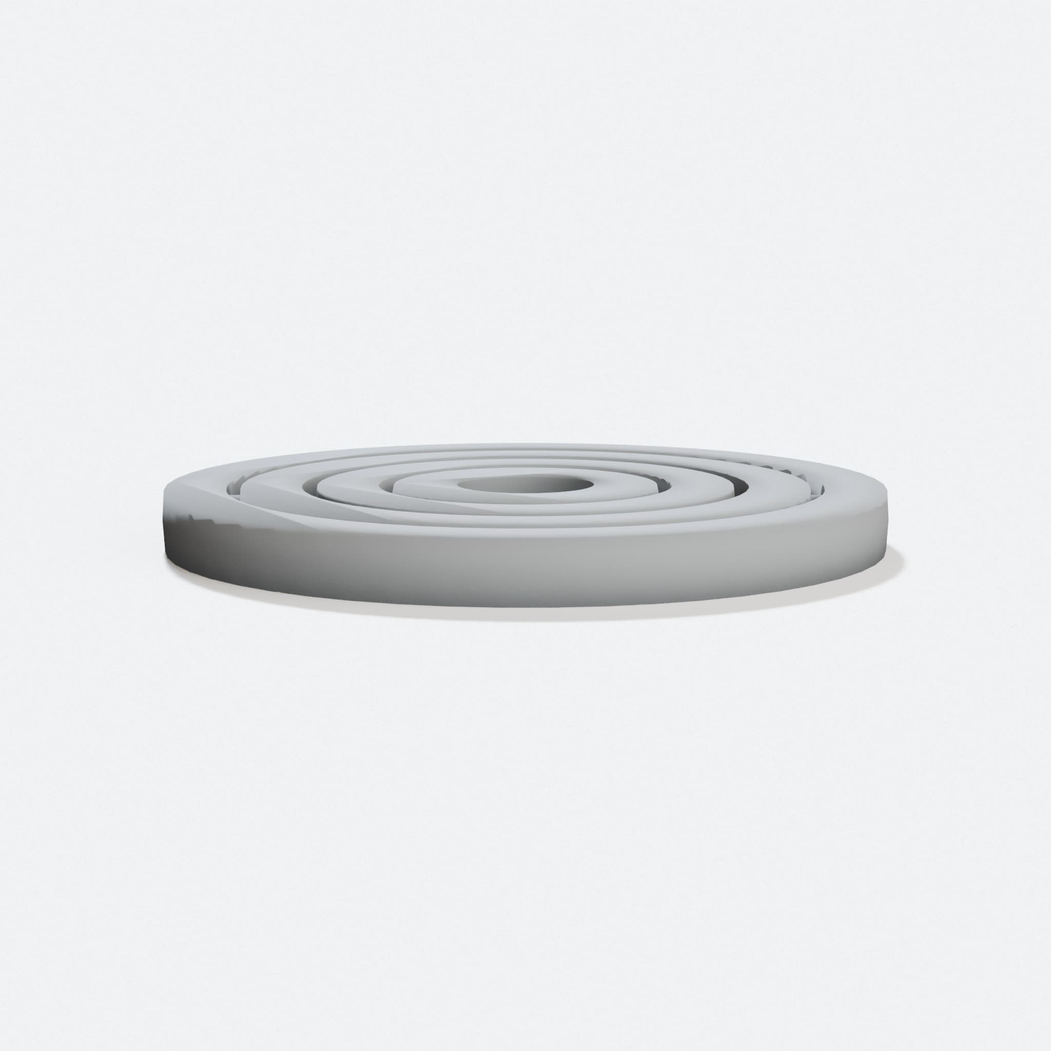 Concentric Spinny Fidget Toy, 3D Printed On Demand