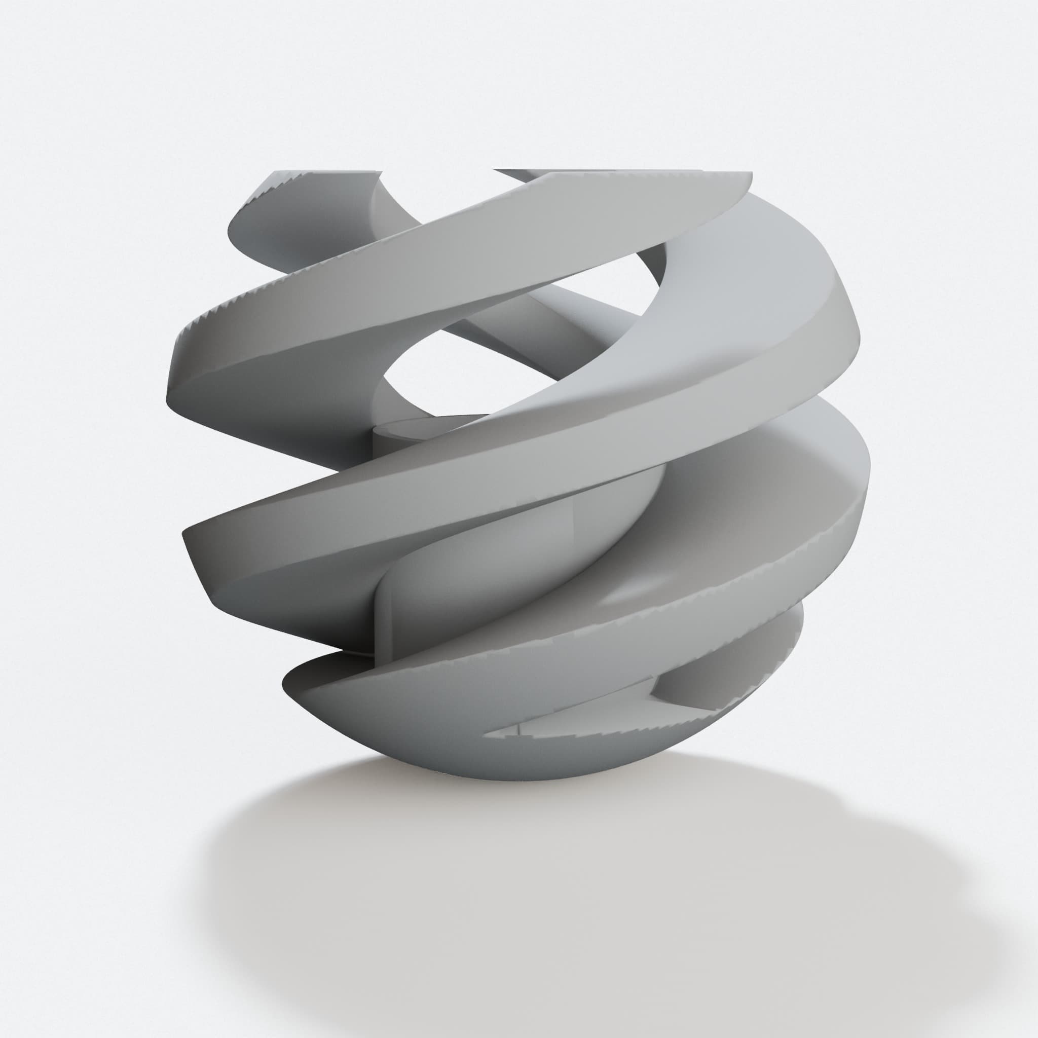 Round Screw Box 3D Printed Organizer