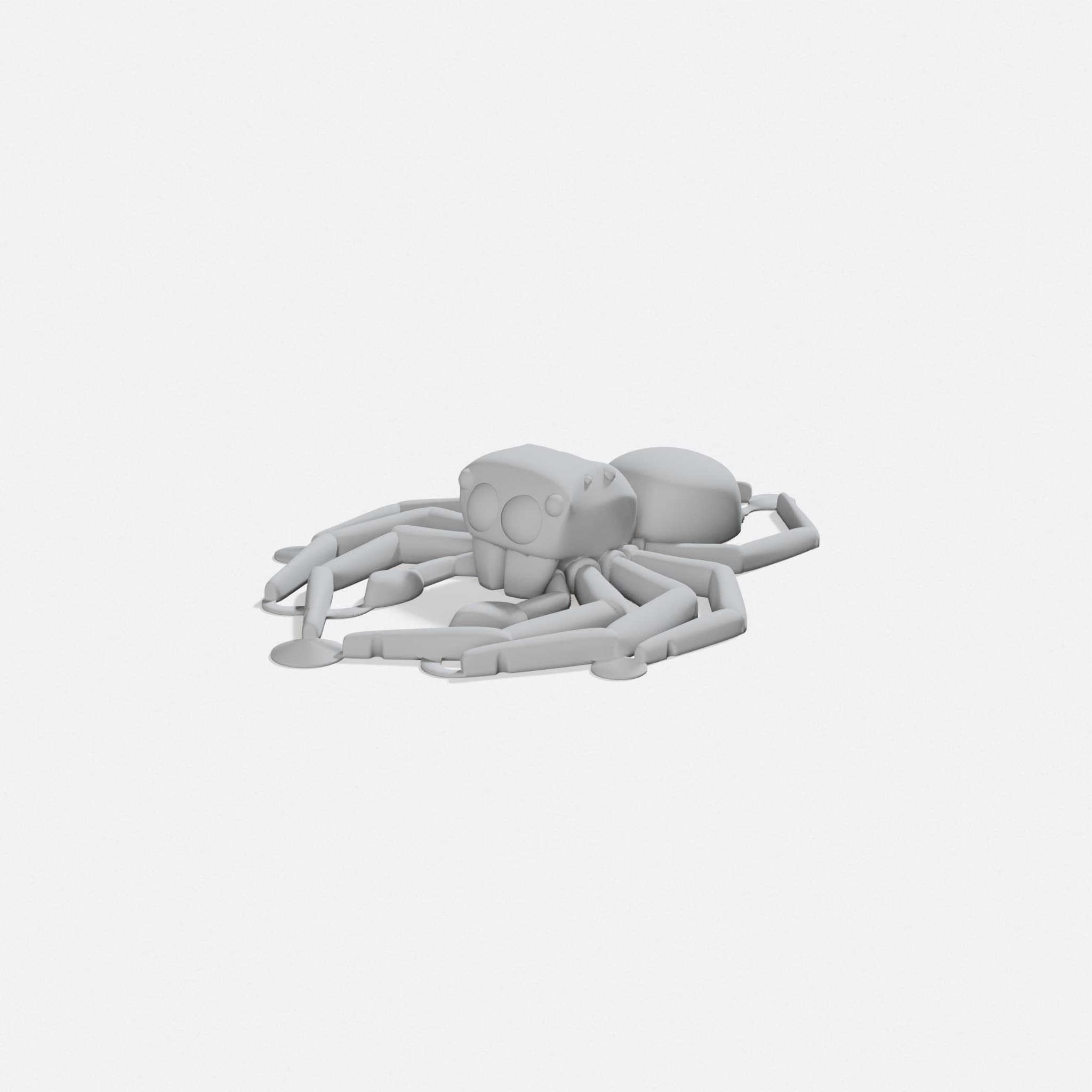 3D Printed Jumping Spider Ornament Decor