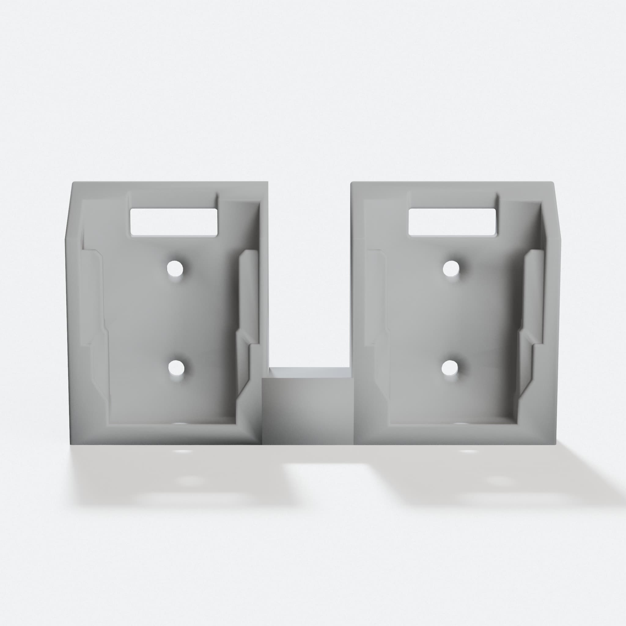 Compatible with DeWalt Double Battery Holder