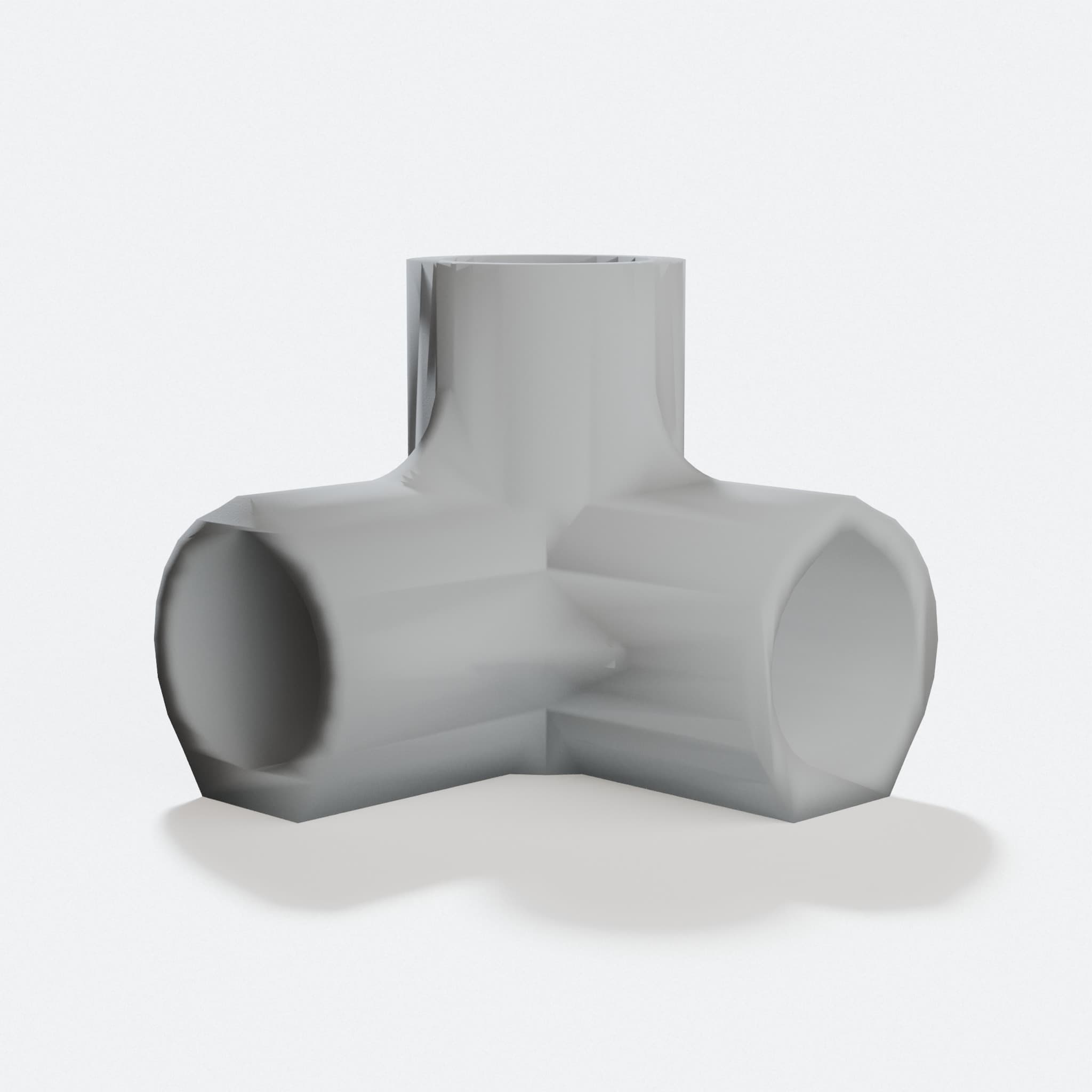 4-Way Elbow PVC Pipe Fitting Half-Inch Series