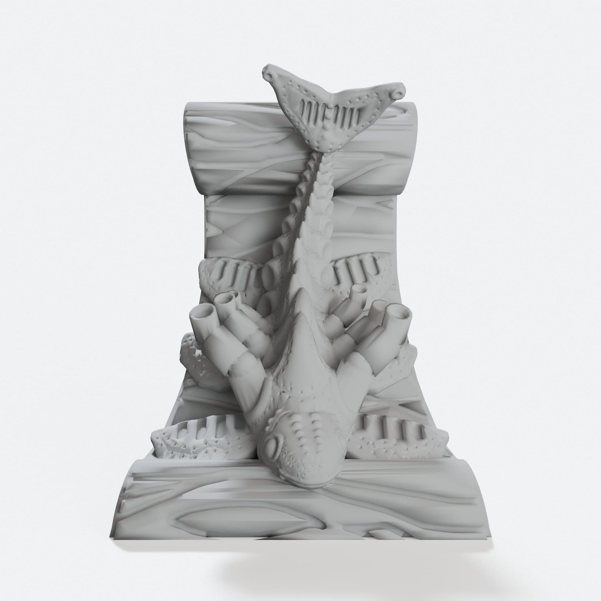 Steamed Fish Decorative Sculpture for Kitchens