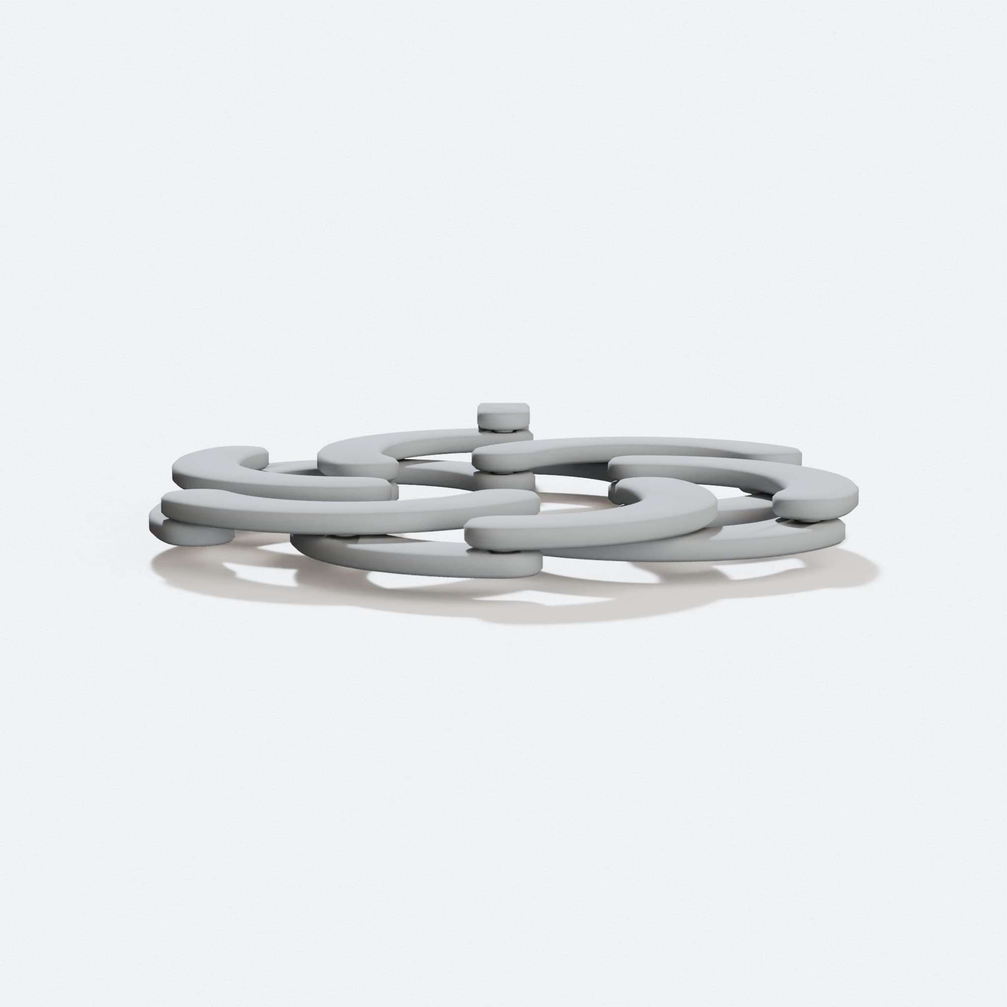 Expandable Flower Pendant, 3D Printed Gift