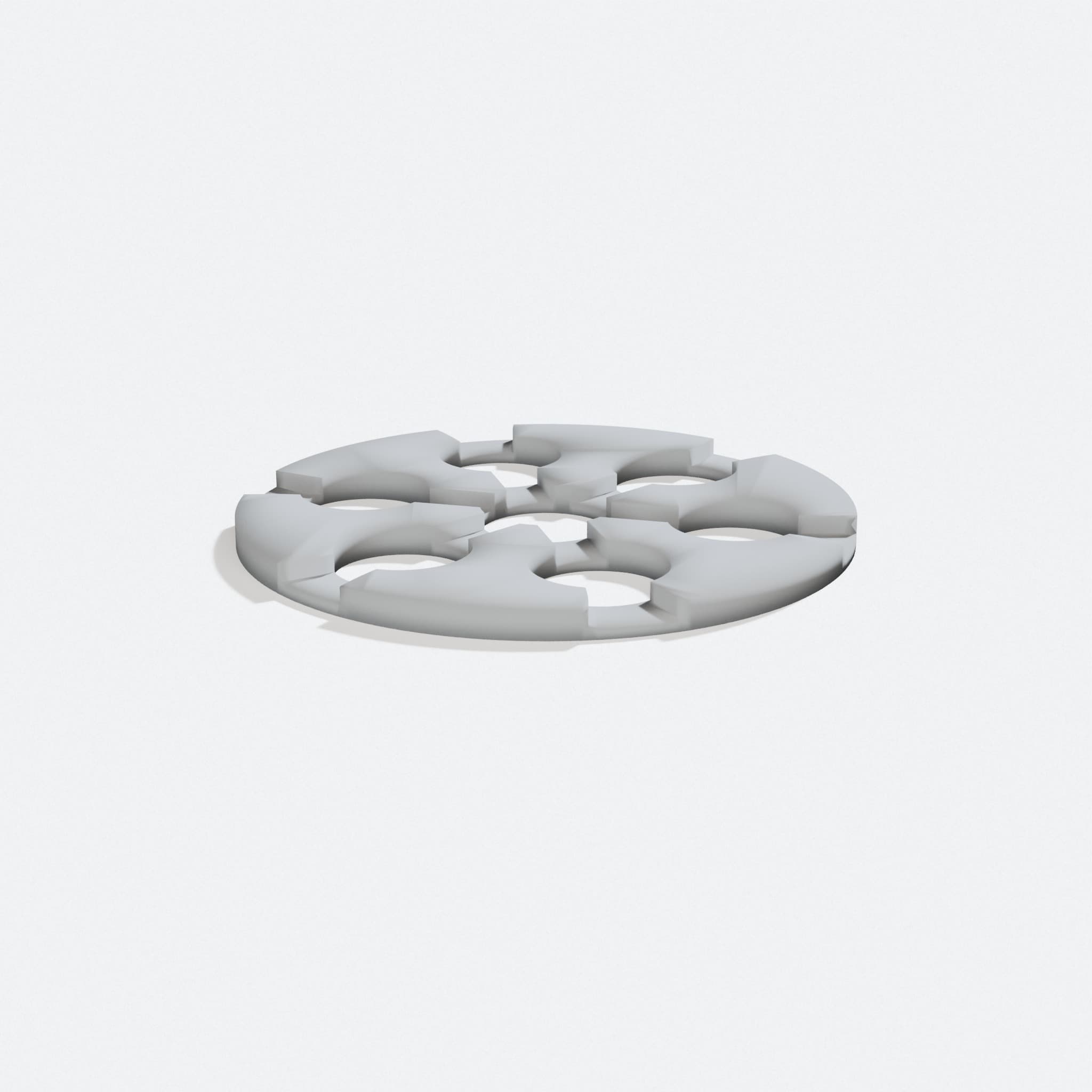3D Printed Vacuum Bag Spacer Disc for Filament Storage