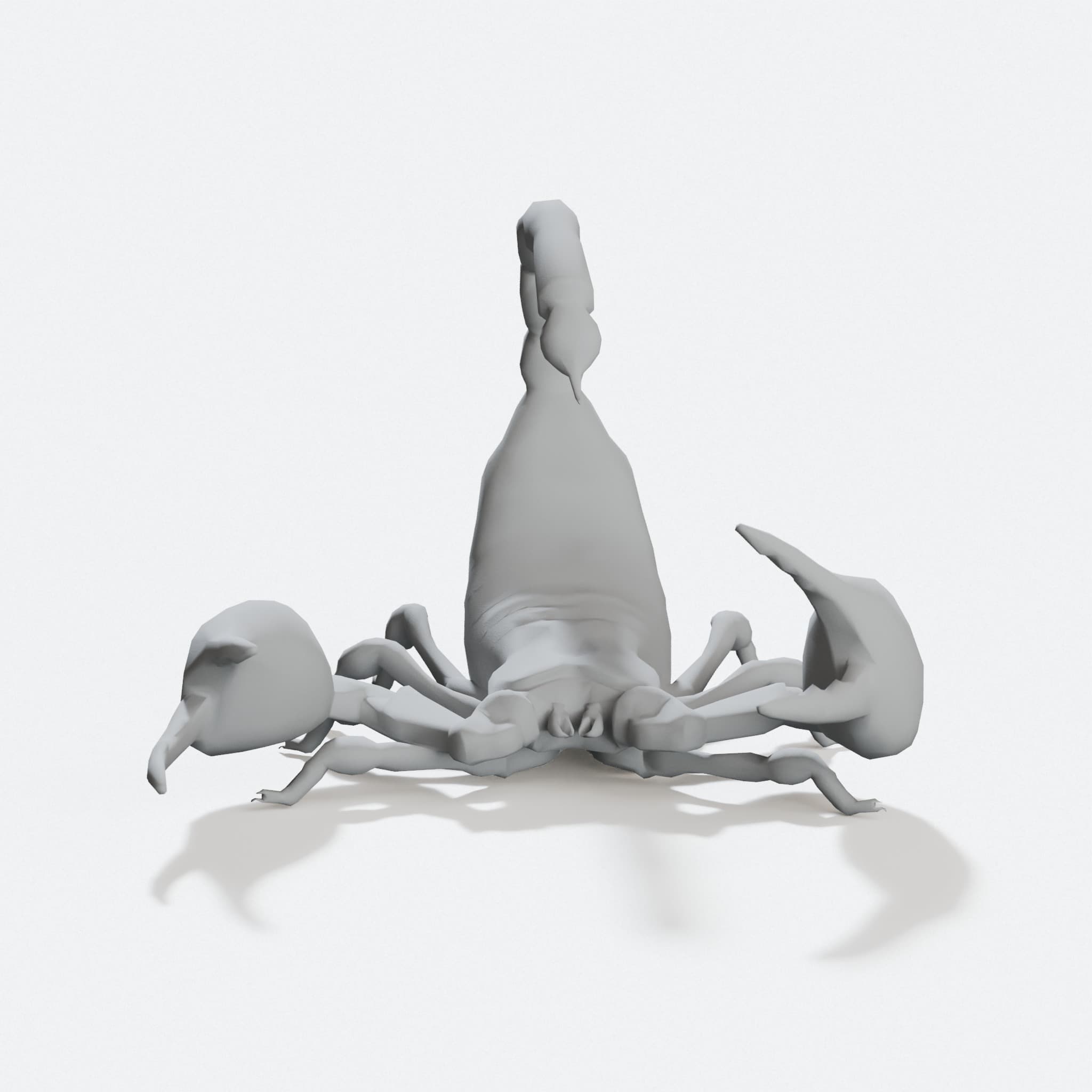 Black Scorpion 3D Printed Ornament