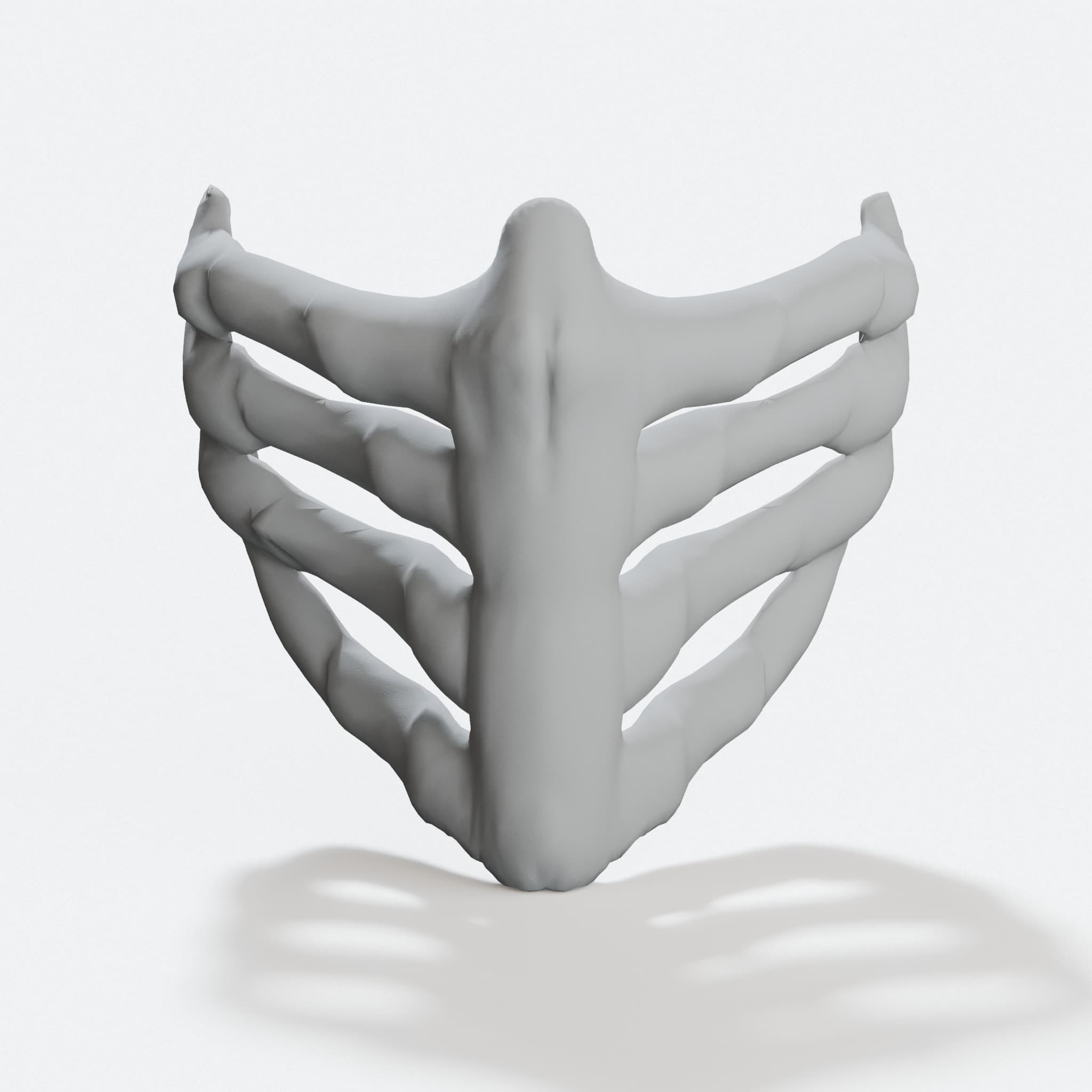 Scorpion Mask MKIX 3D Printed Toy