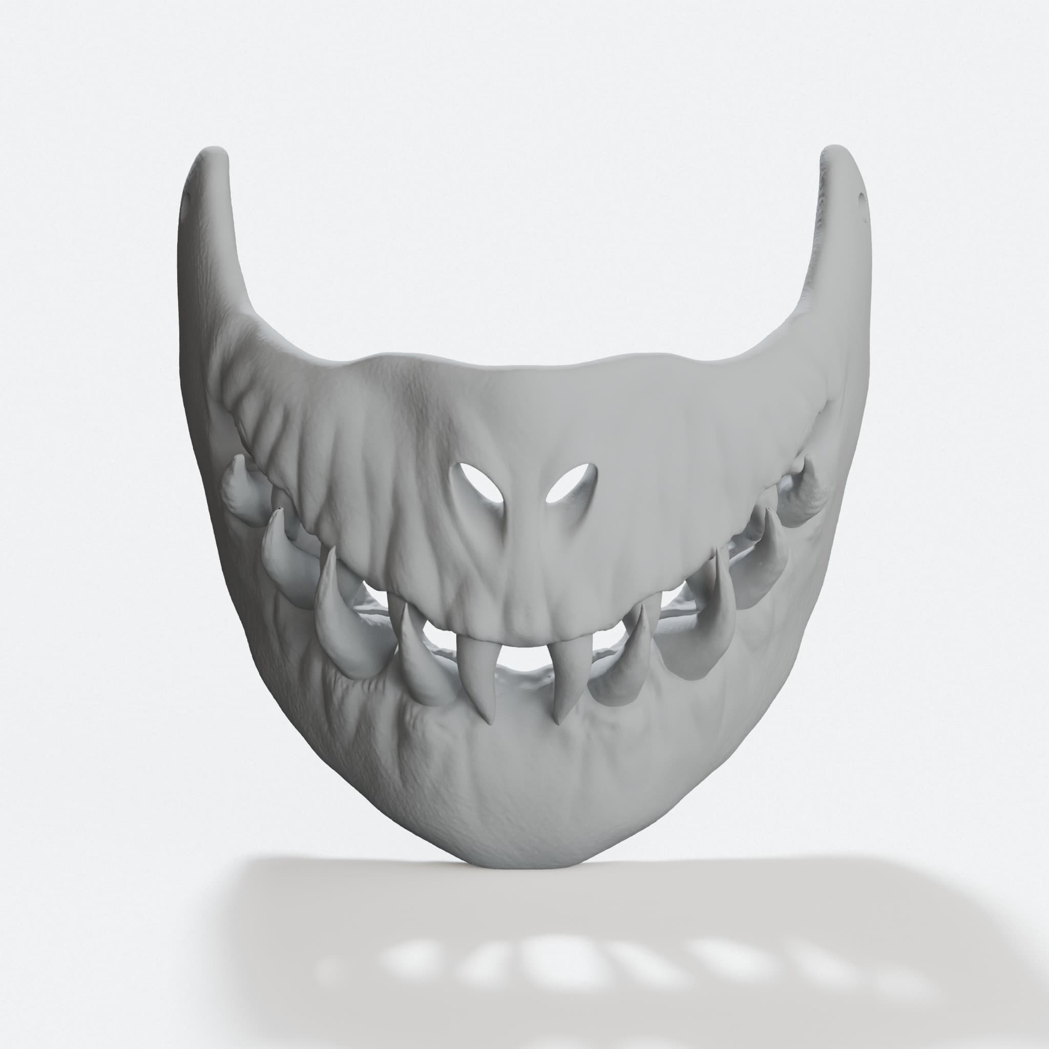 Fantasy Horror Mouth Mask 3D Printed Toy