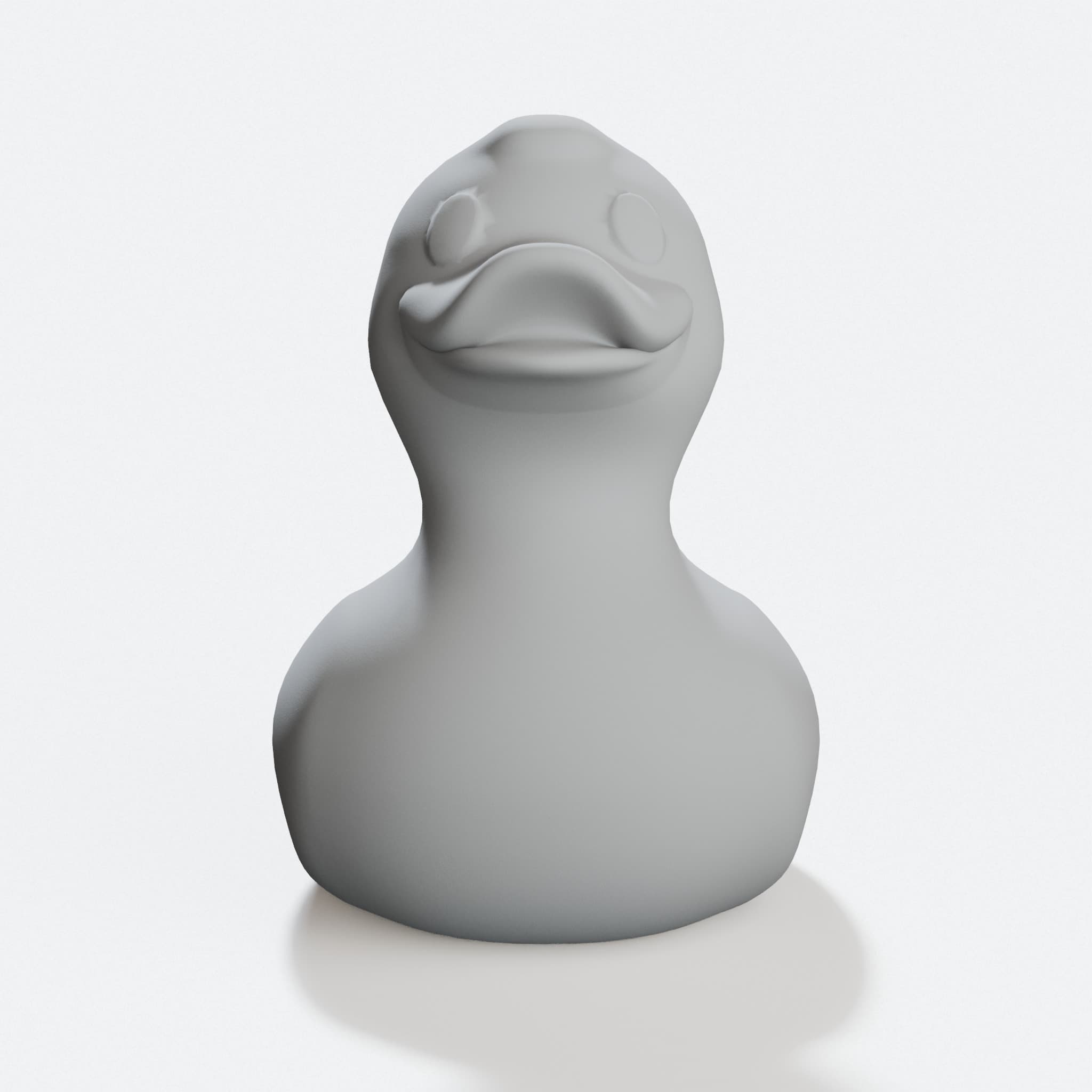 3D Printed Rubber Duck with Flat Bottom
