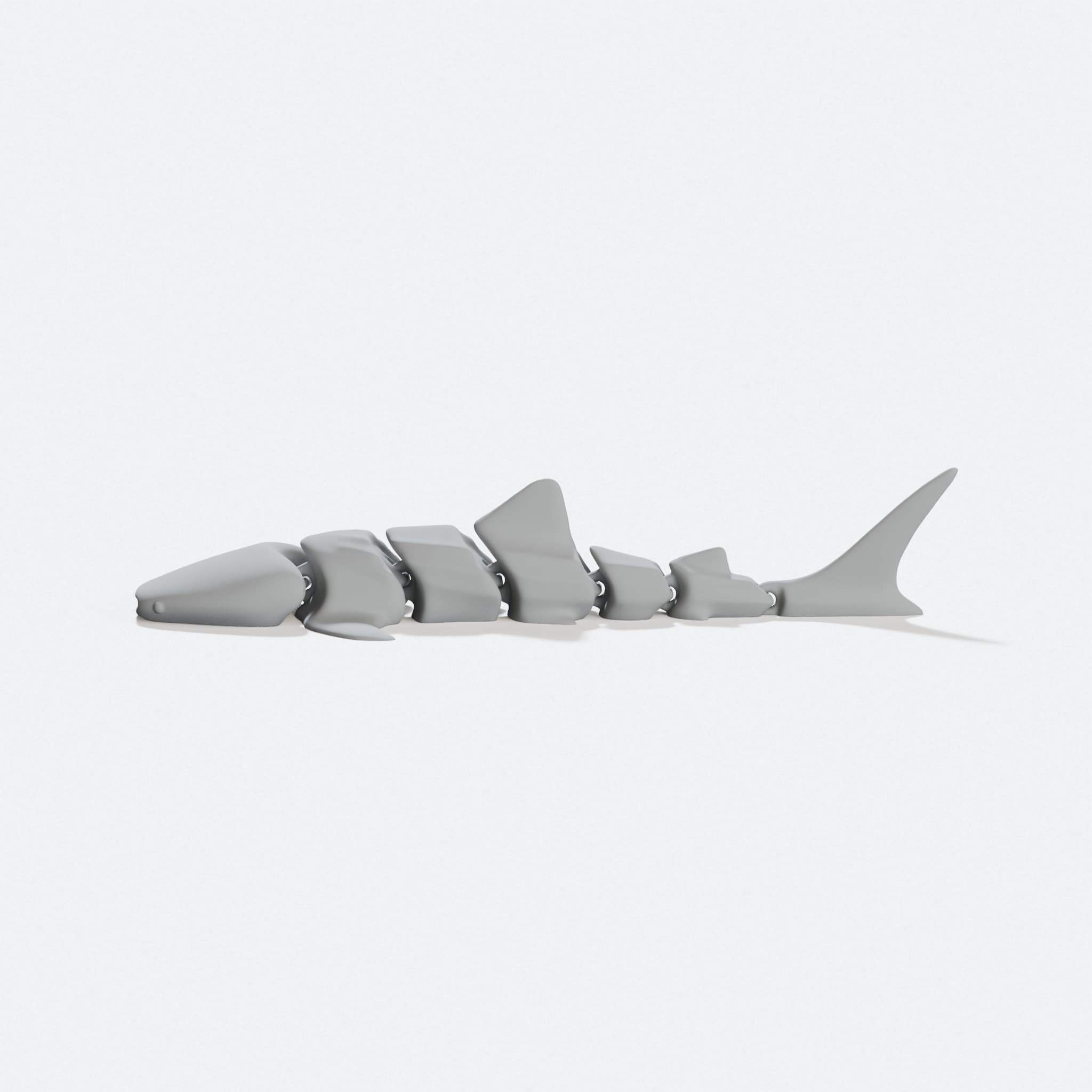 Articulated Whale Shark 3D Printed Toy