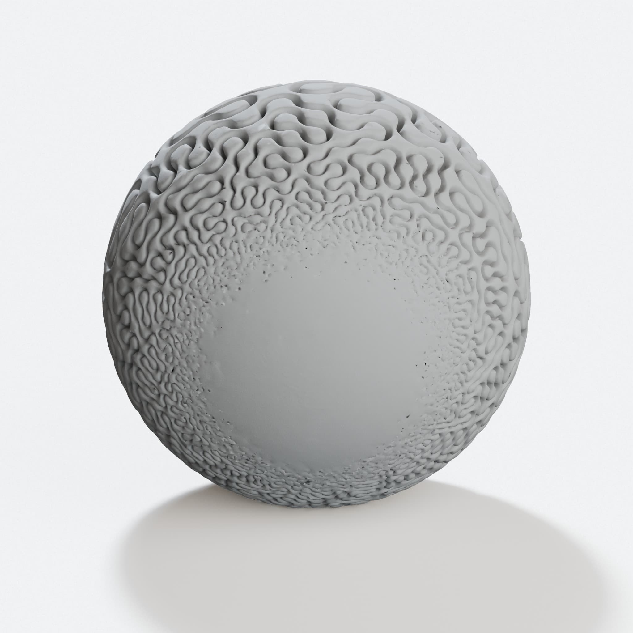 dIFS Fractal Maze Ball 3D Printed Home Decor