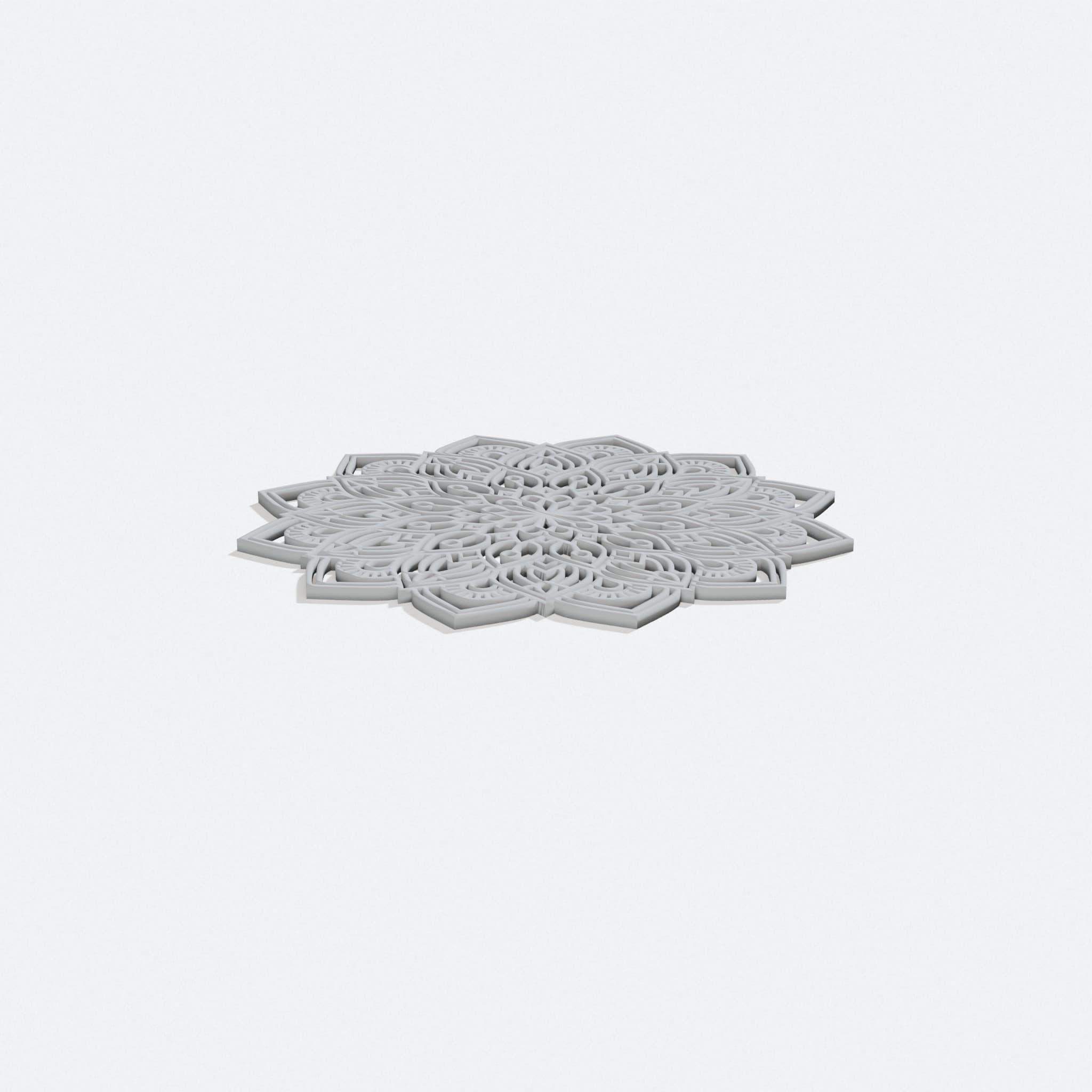 Mandala 16 3D Printed Ornament for Your Tree