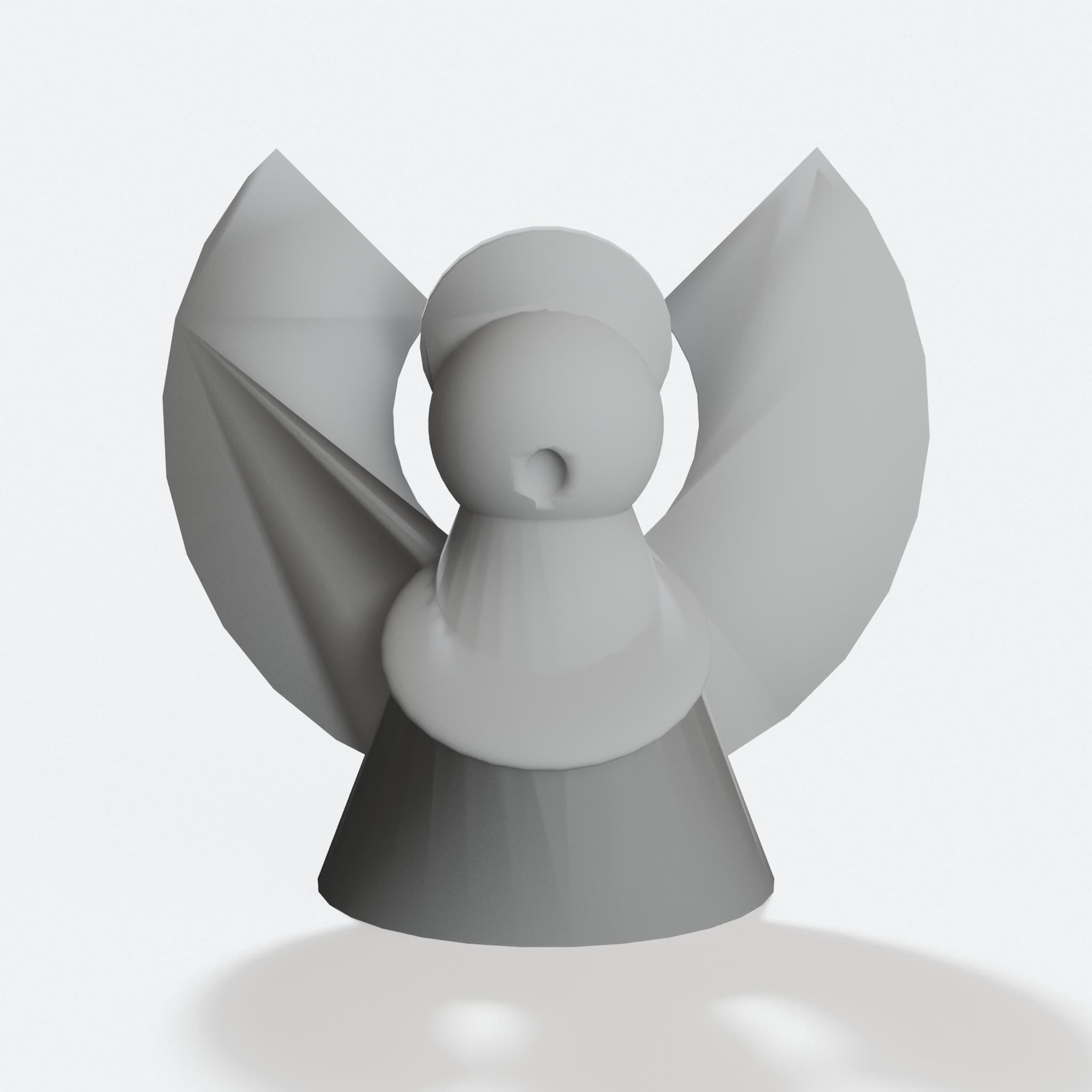 Christmas Angel 3D Printed Ornament