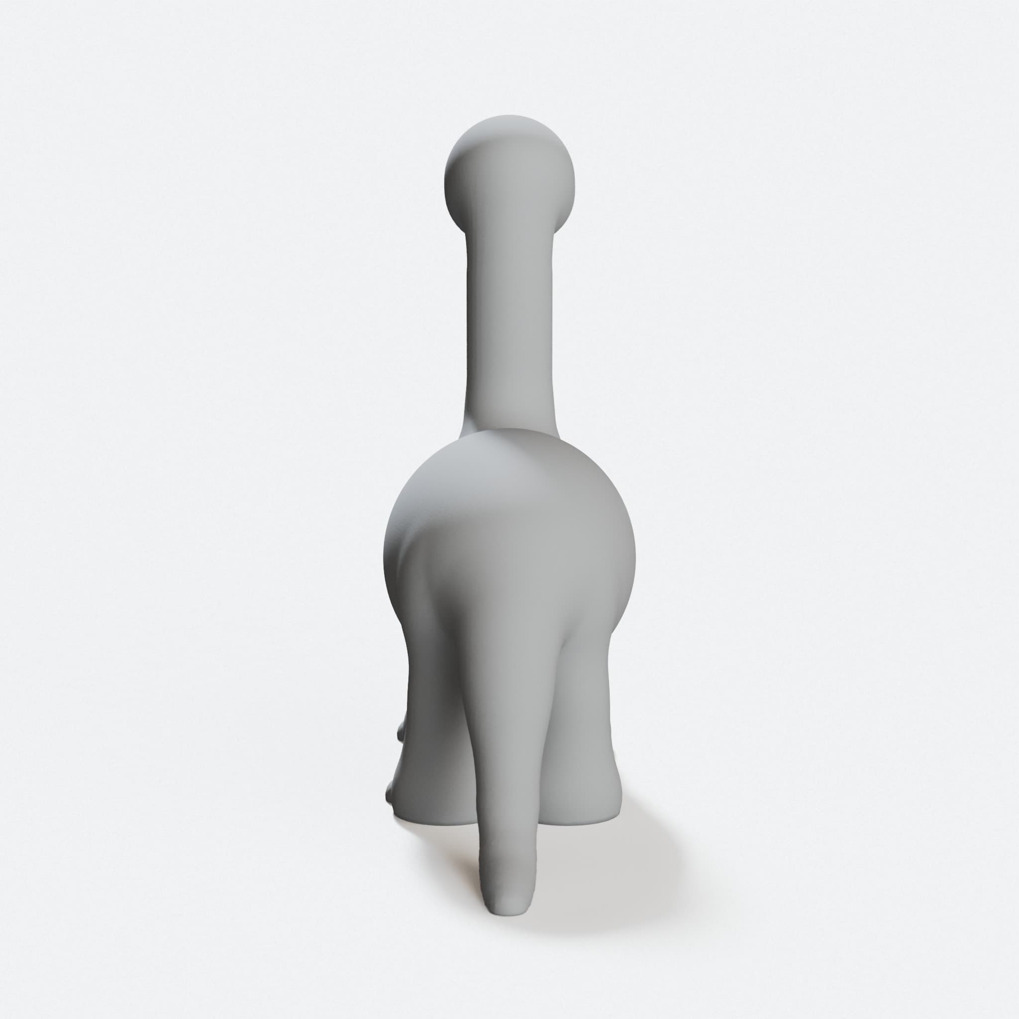 3D Printed Brachiosaurus Dinosaur Toy for Kids