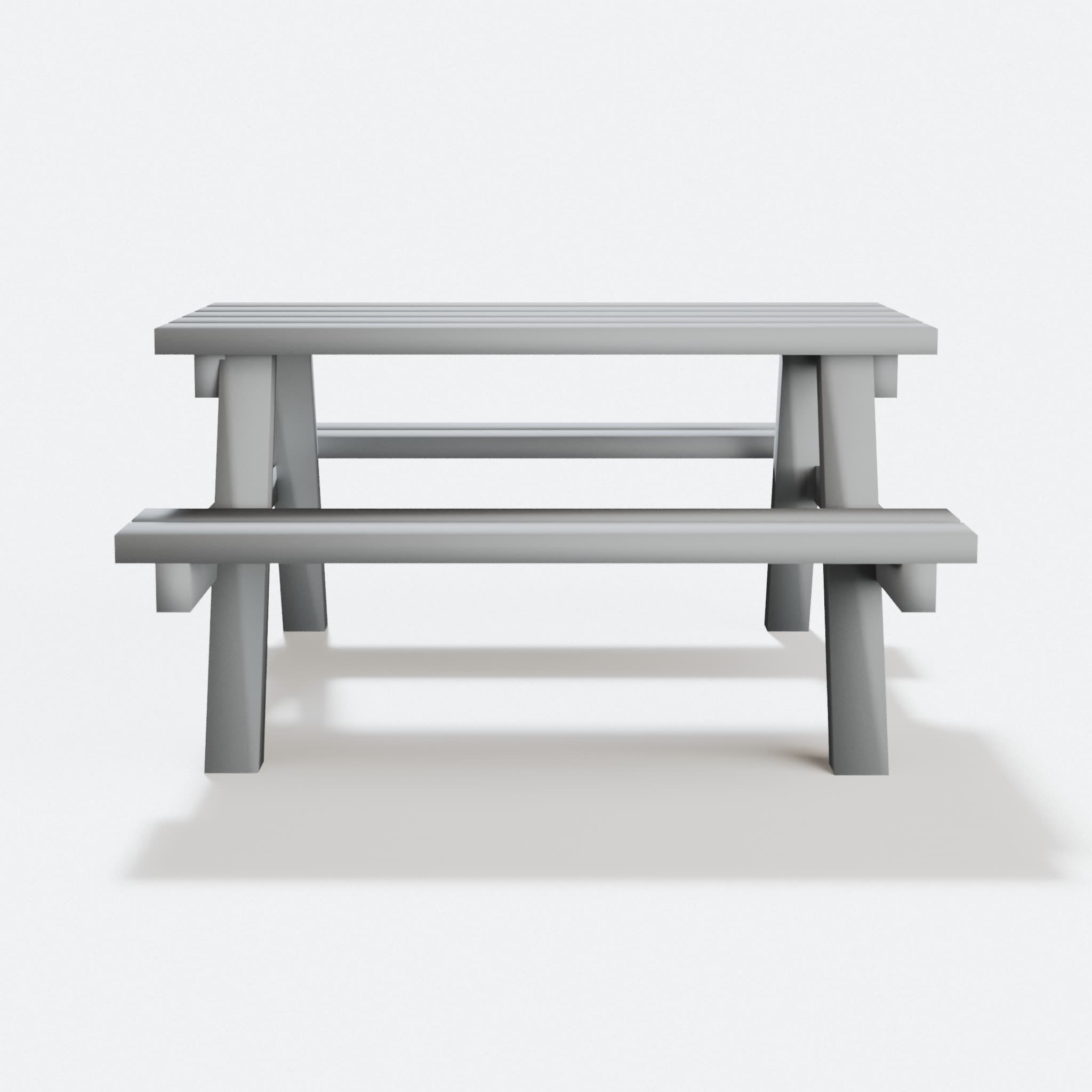 Park Bench Set H0 Scale Model Train Scenery