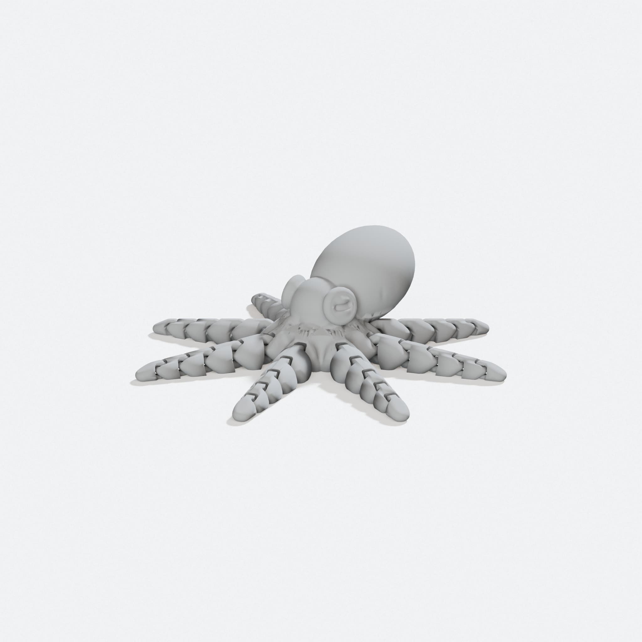 Mini Octopus Remix with Realistic Head