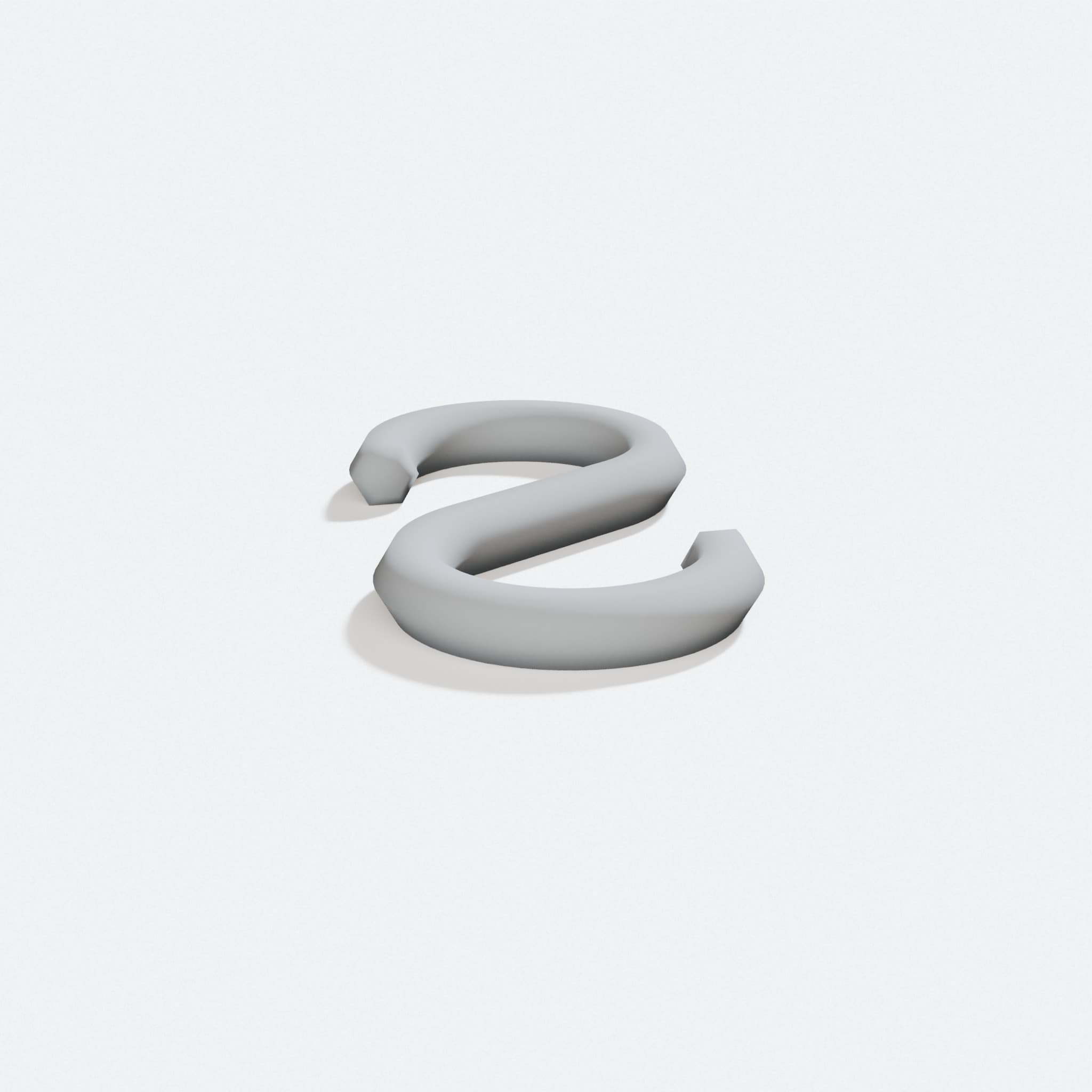 Simple S Hook V2 - Customizable 3D Printed Holder