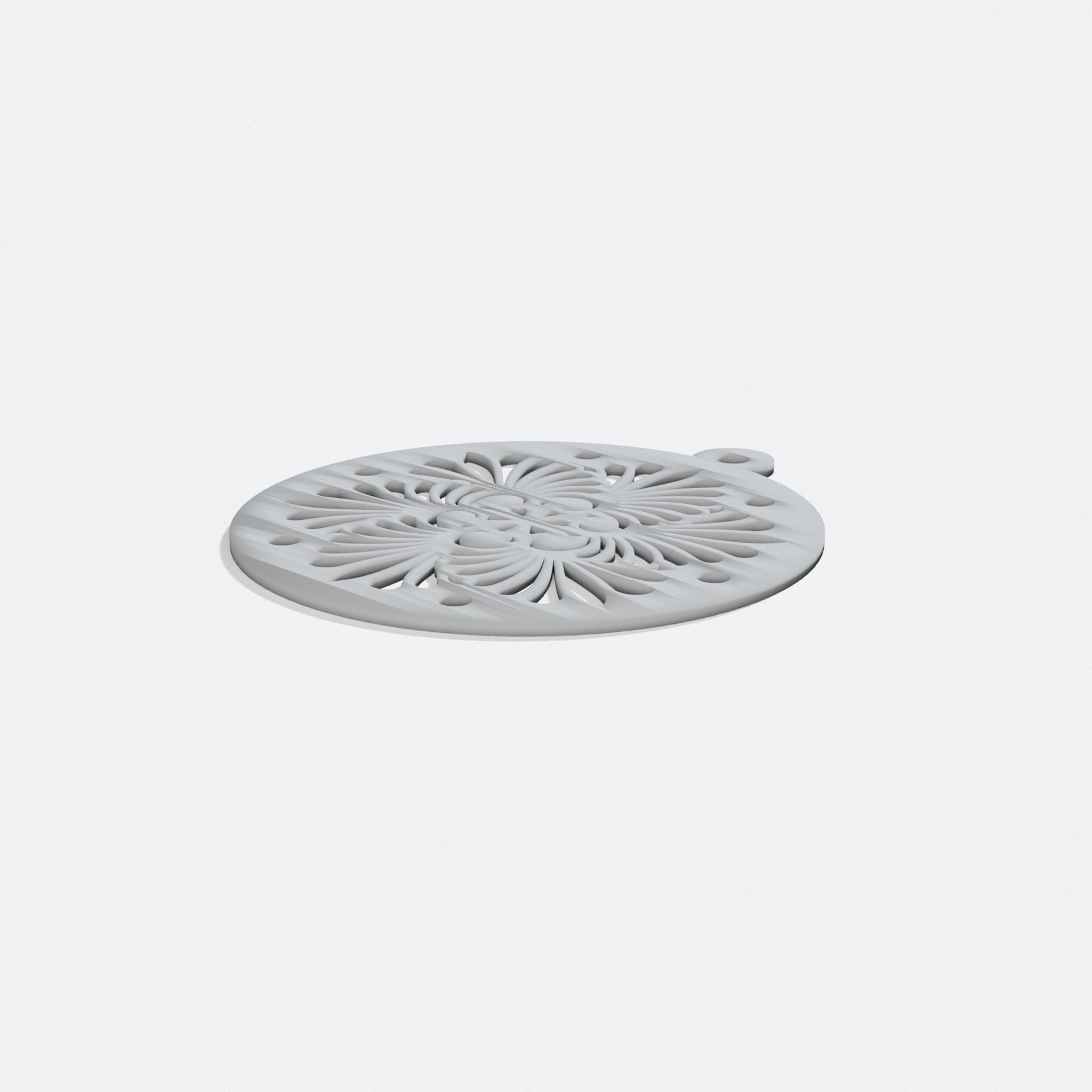 3D Printed Snowflake Christmas Ornament