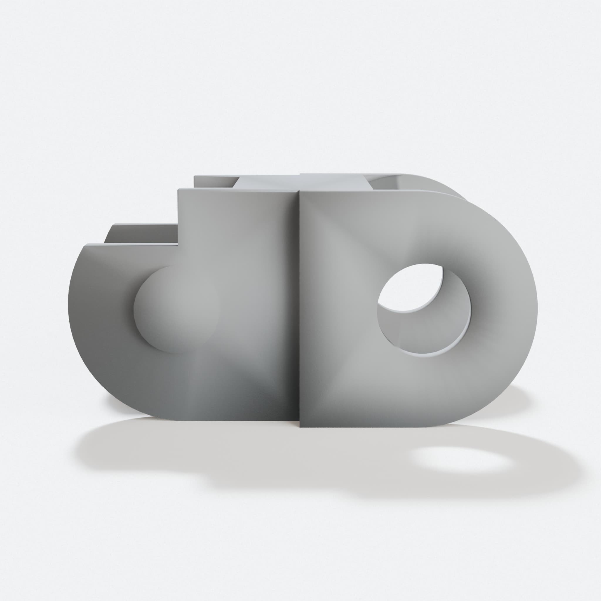 Compatible with Prusa i3 Hephestos Cable Chain Mount
