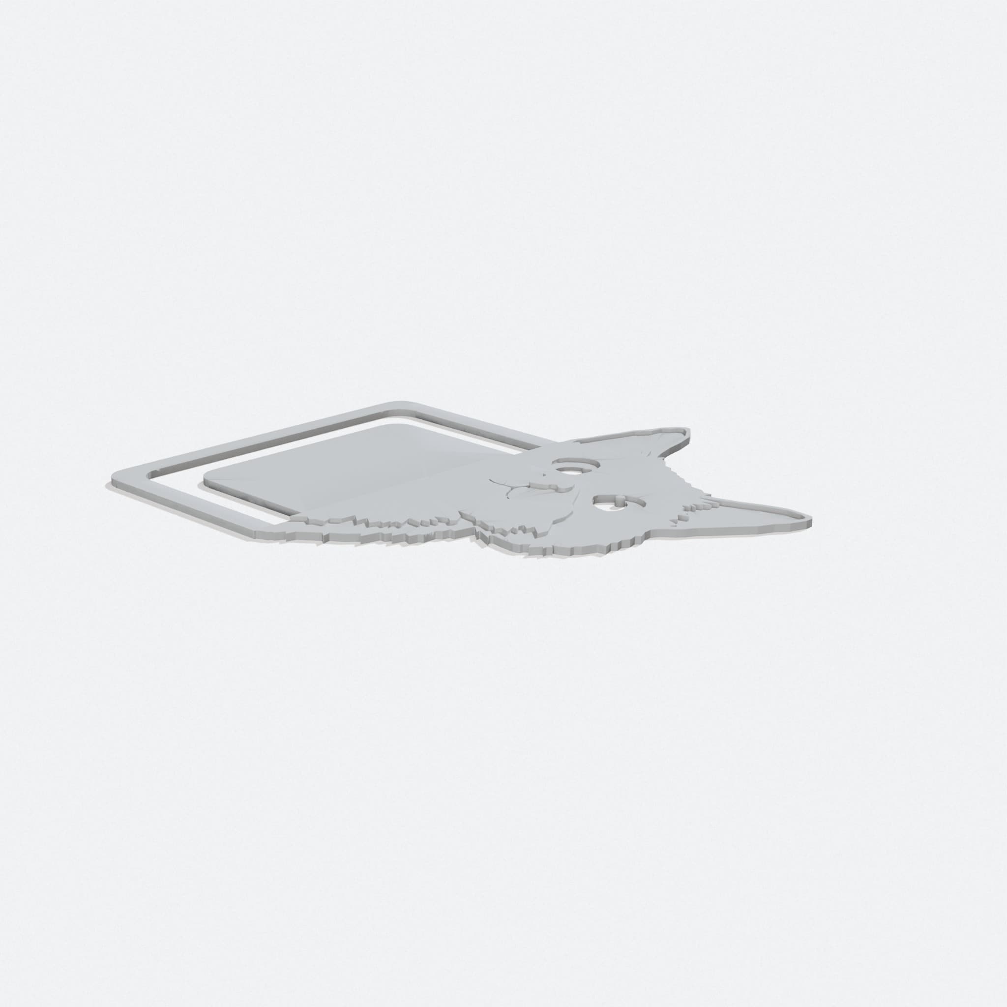 Sneaky Cat Bookmark - 3D Printed Book Accessory