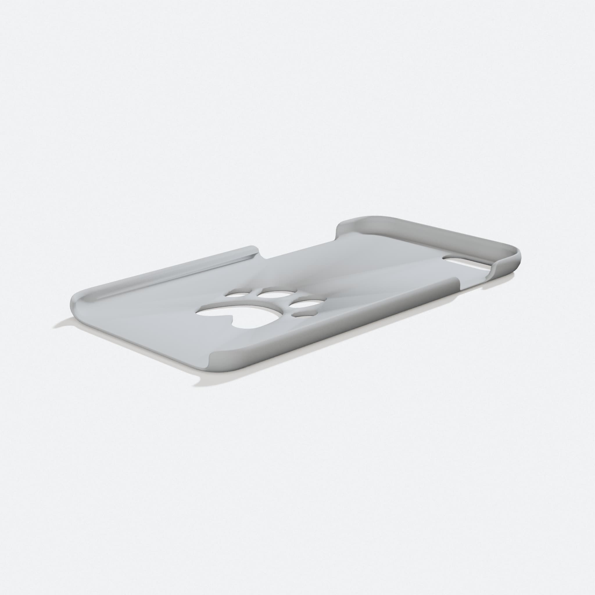 Compatible with iPhone 8 Plus Paw Print Case