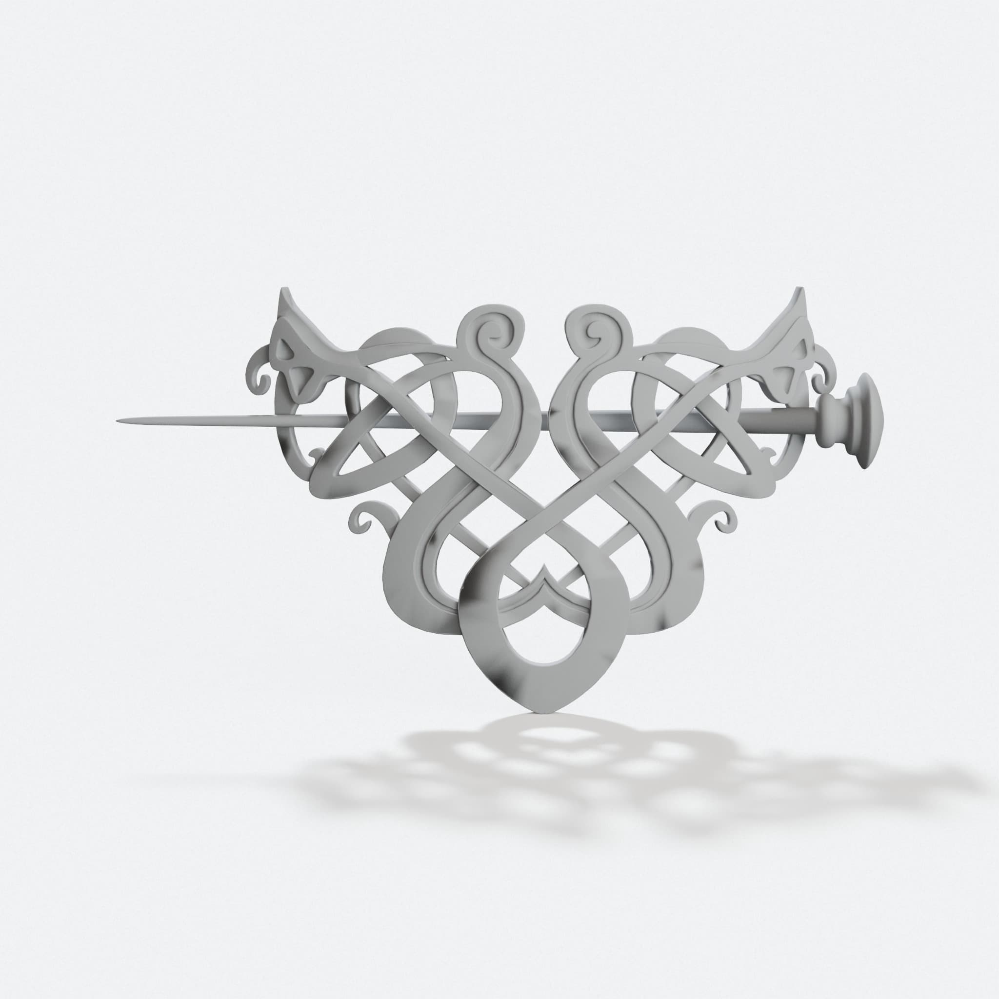 Viking Hair Pin Brooch Jewellery