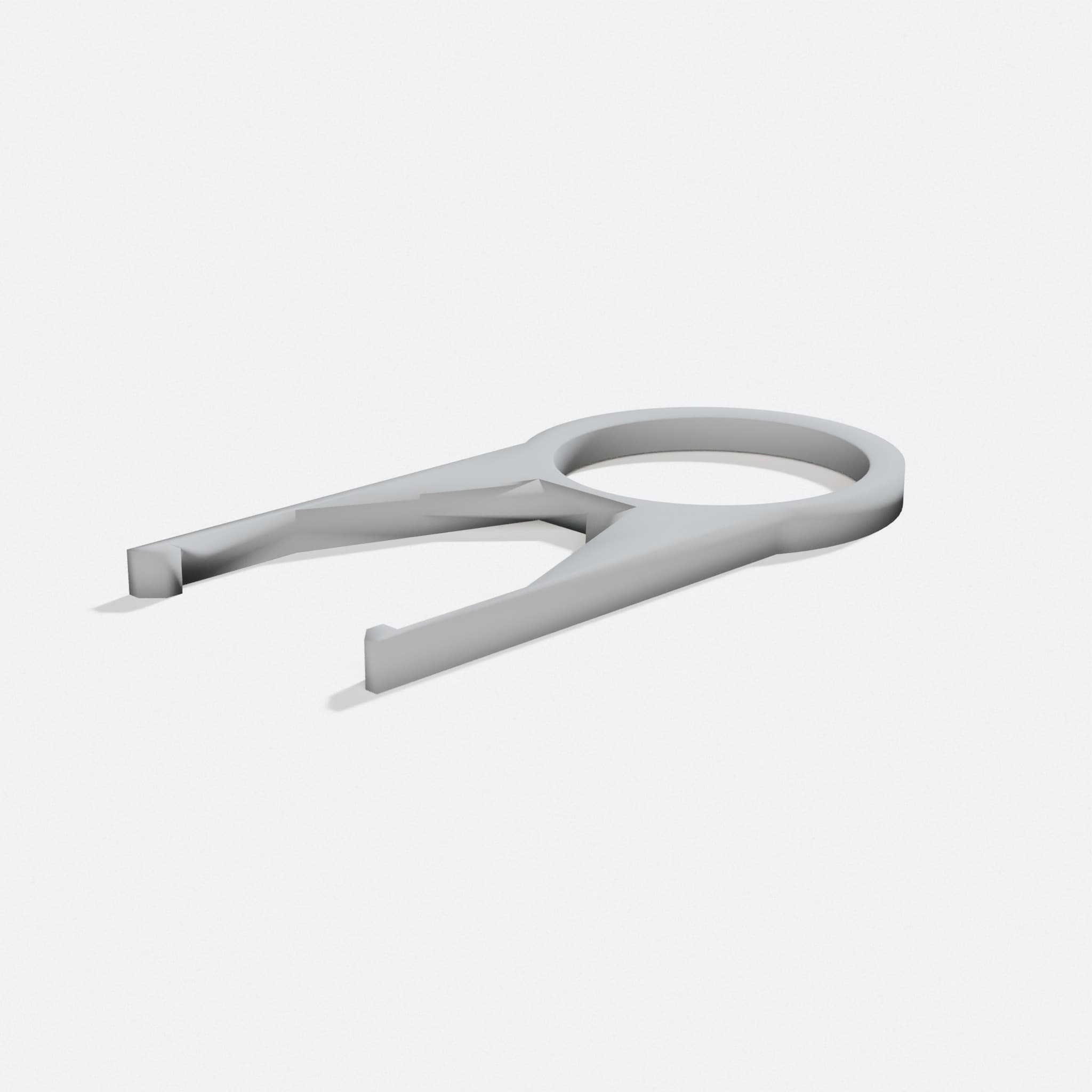 Minimalist 3D Printed Key Cap Puller Tool