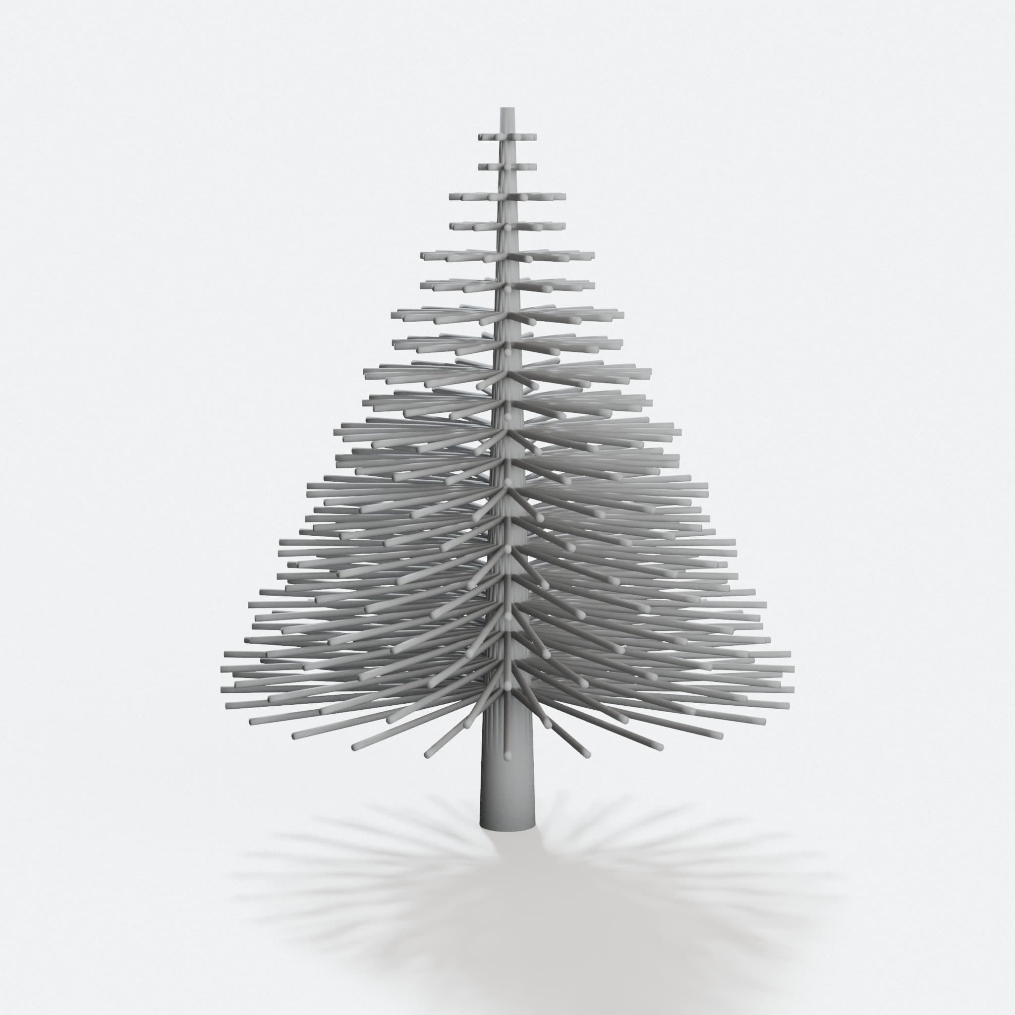 Christmas Tree Ornament - 3D Printed Pine Tree