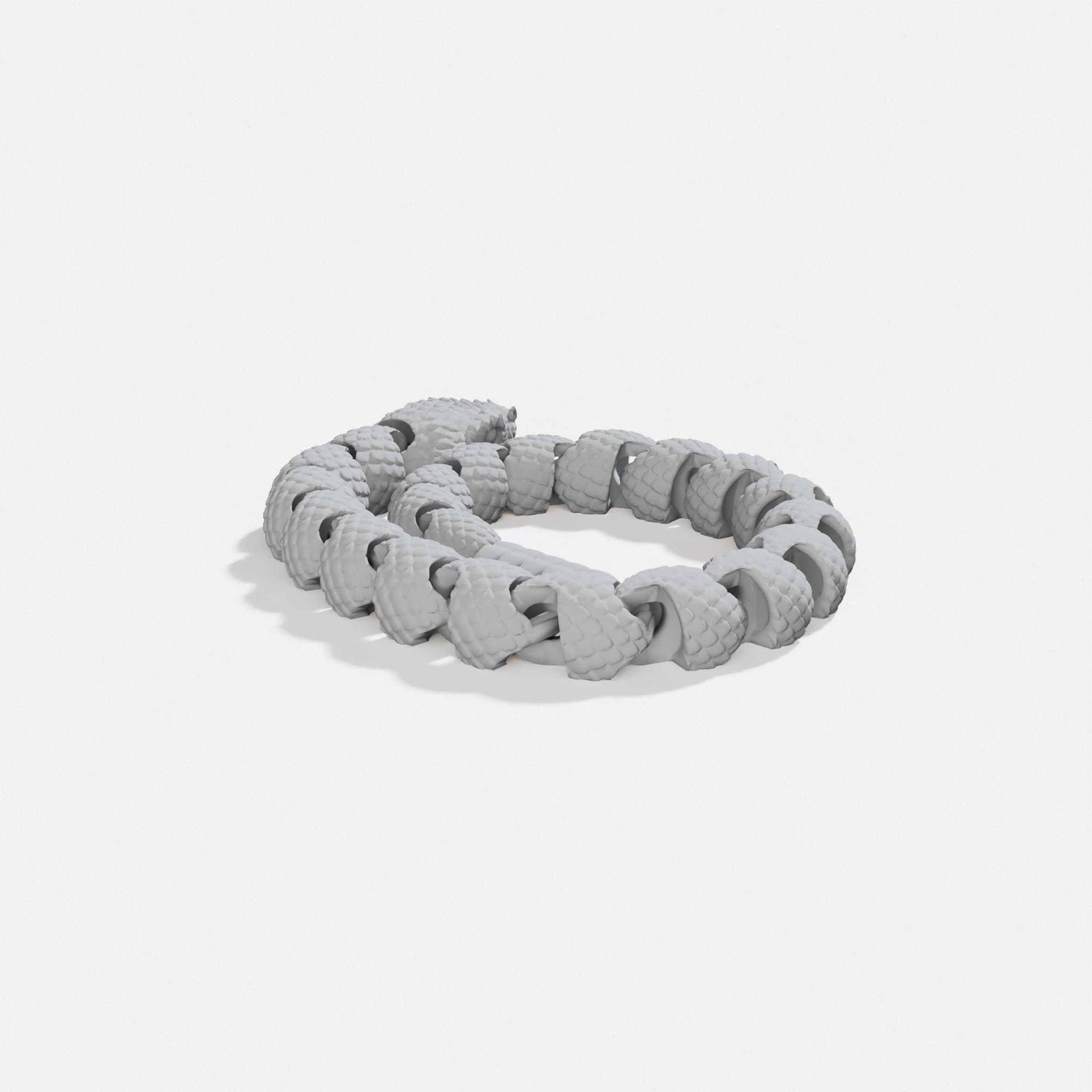 Articulated Rattlesnake 3D Printed Toy with Working Rattle