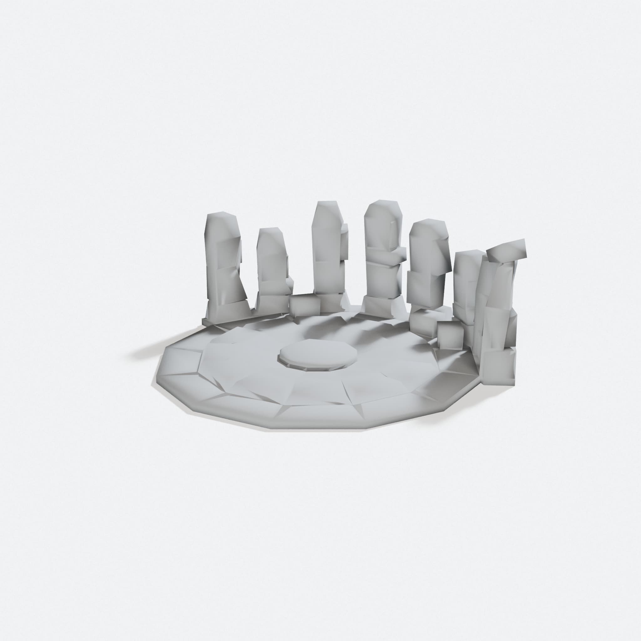 Speaking Stones and Well, D&D Ruin Terrain Set