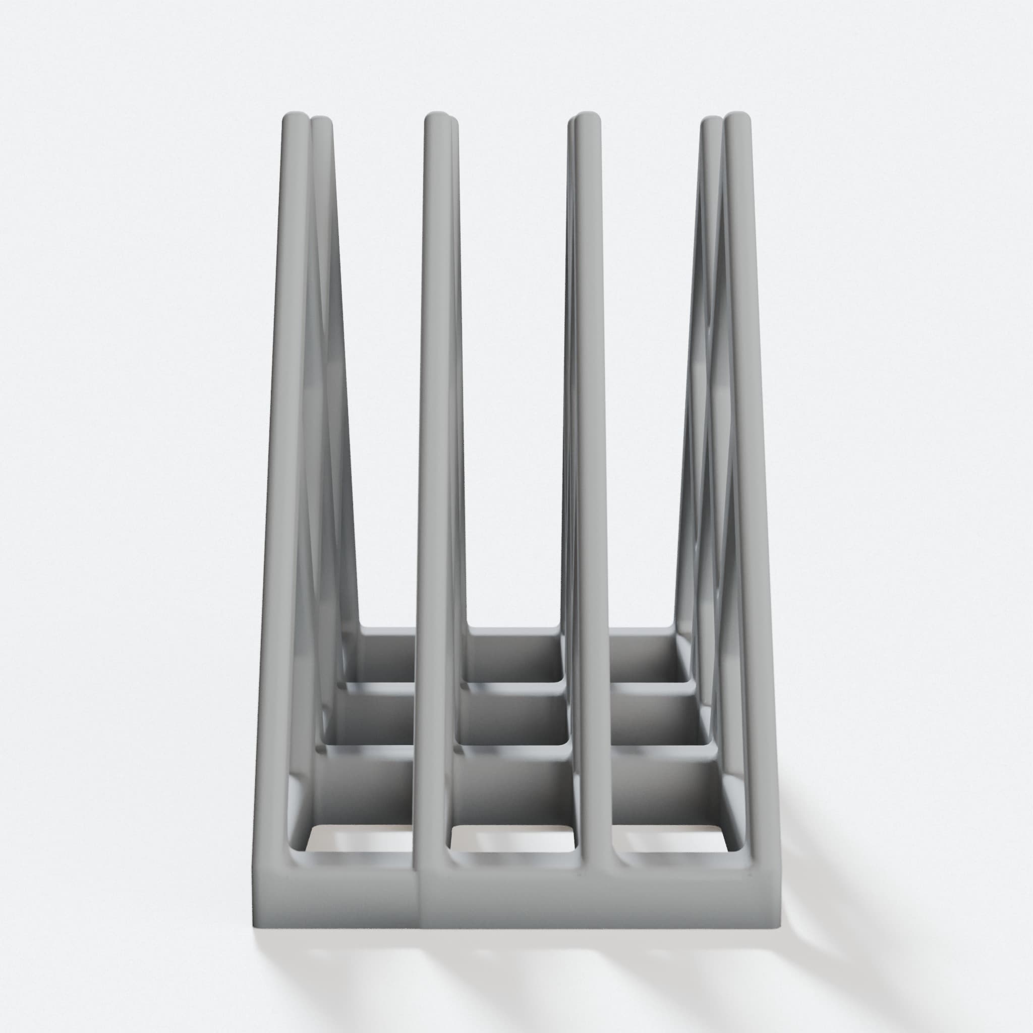 3D Printed Cutting Board Rack for 3 Boards