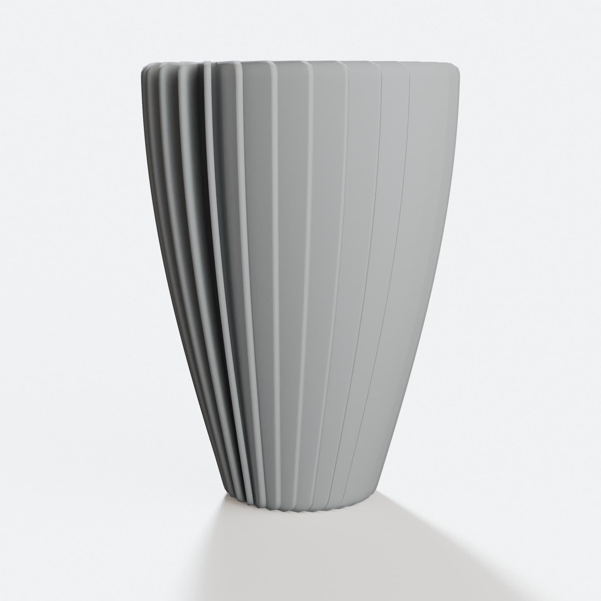 Folded Plastic Lamp Shade - 3D Printed Home Decor