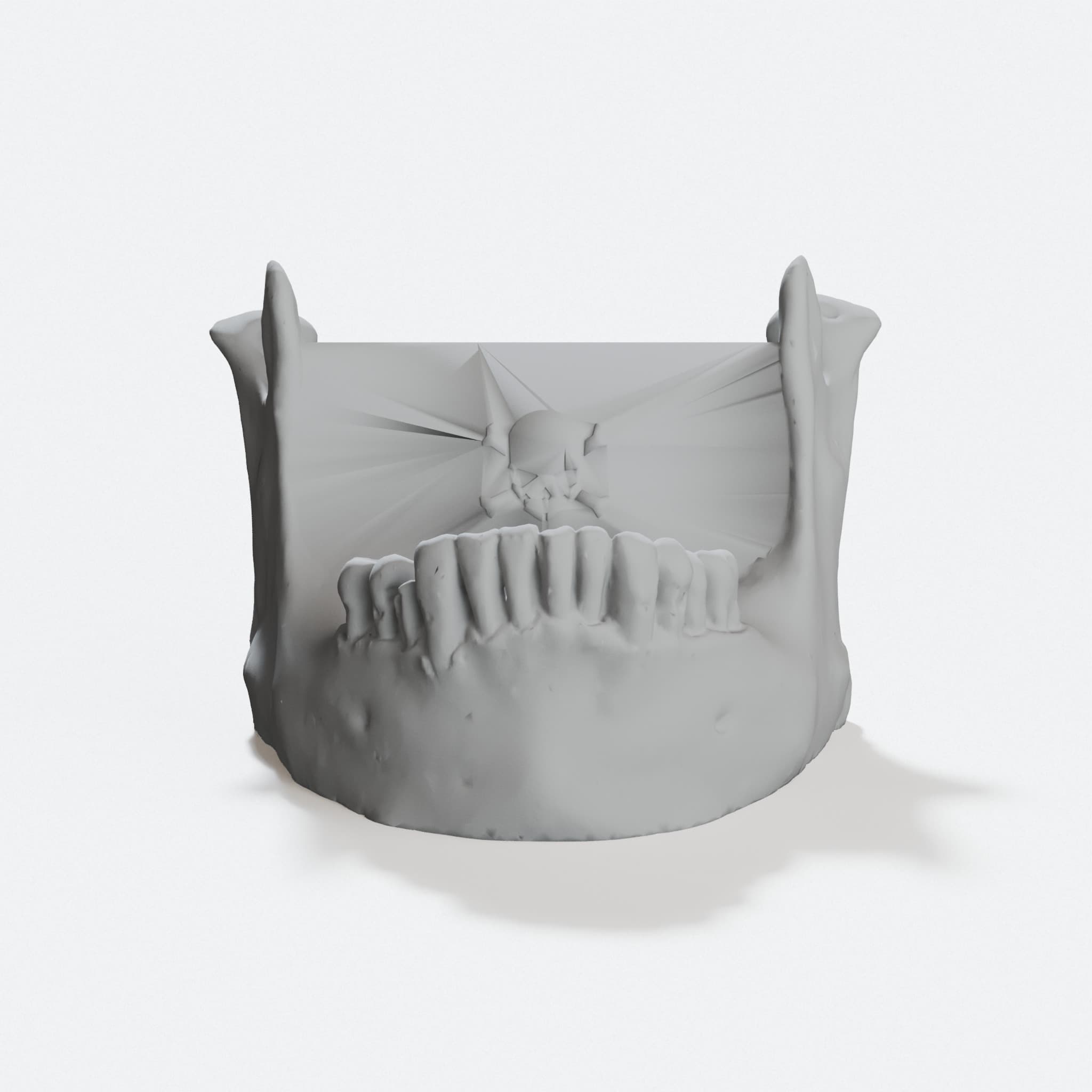 Skull Jaw Phone Stand & Business Card Holder