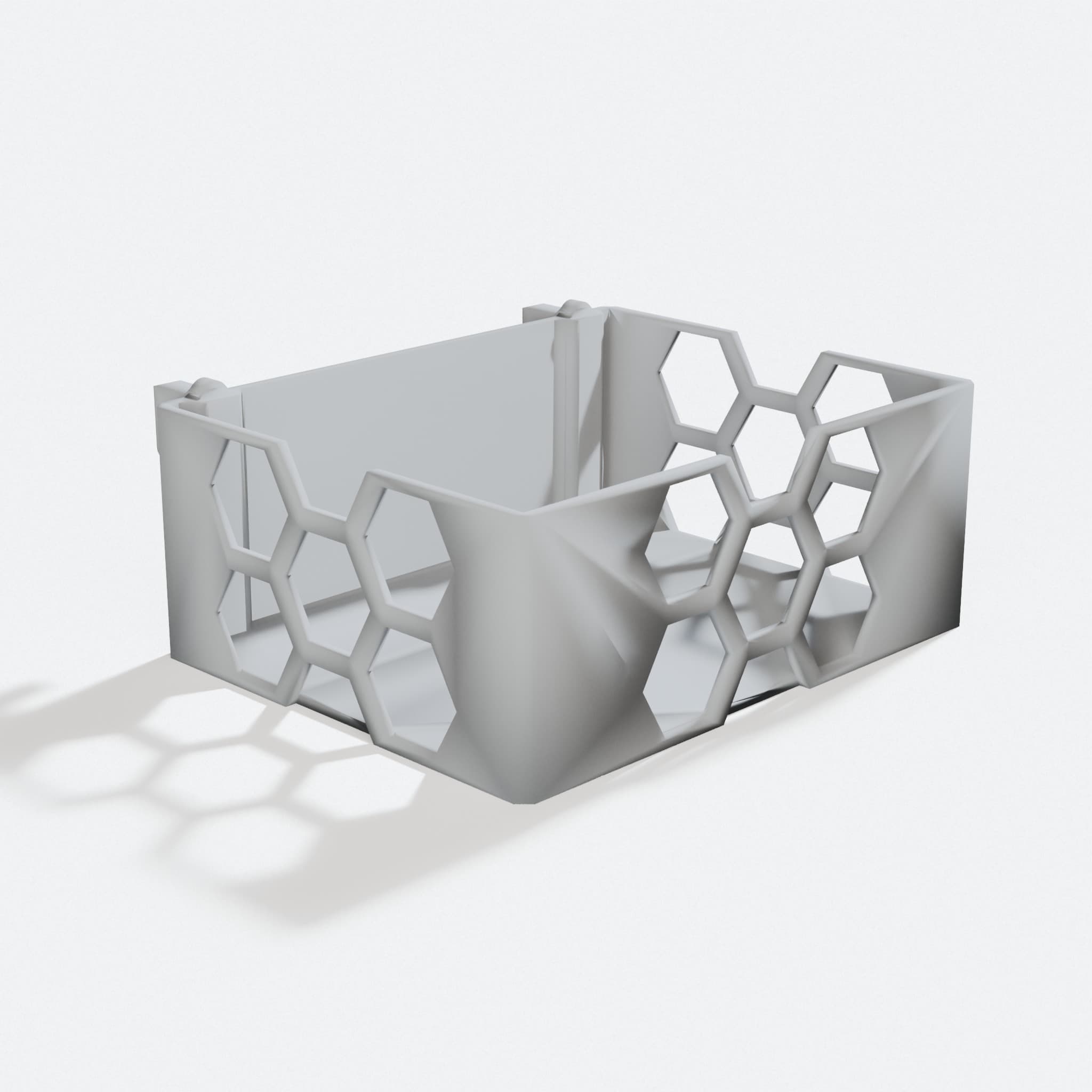 Hex Container for Ikea Skadis 3D Printed Organizer