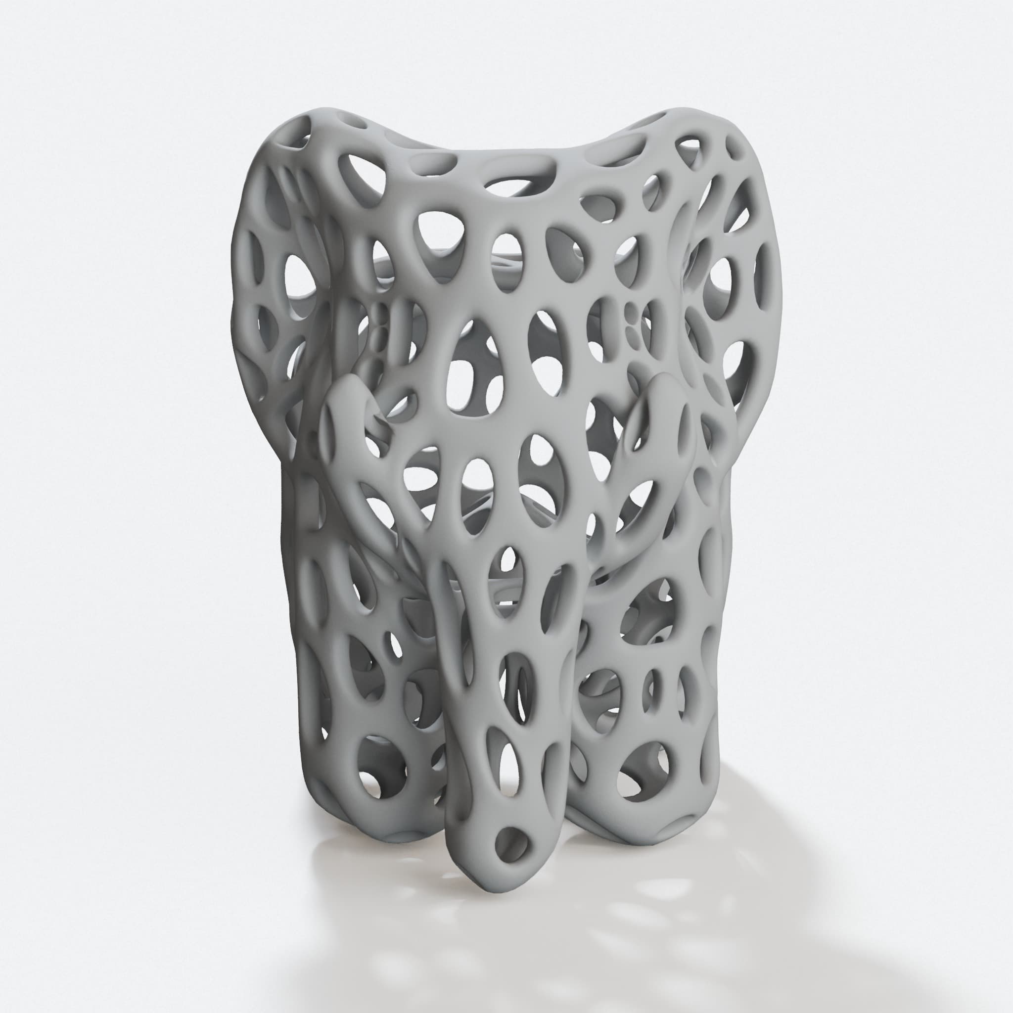 Voronoi Elephant Sculpture - 3D Printed Home Decor