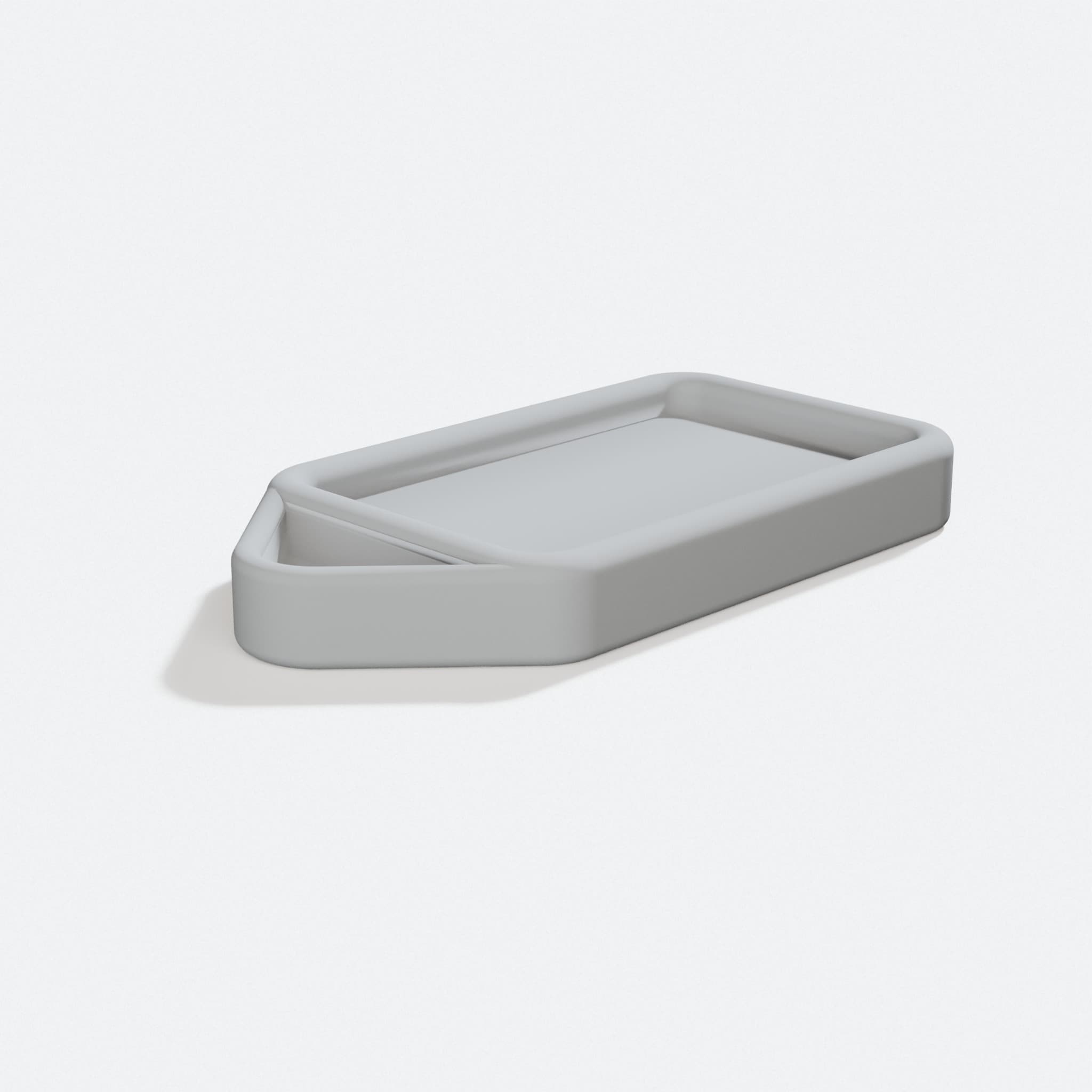 Simple 3D-Printed Keyring Organizer