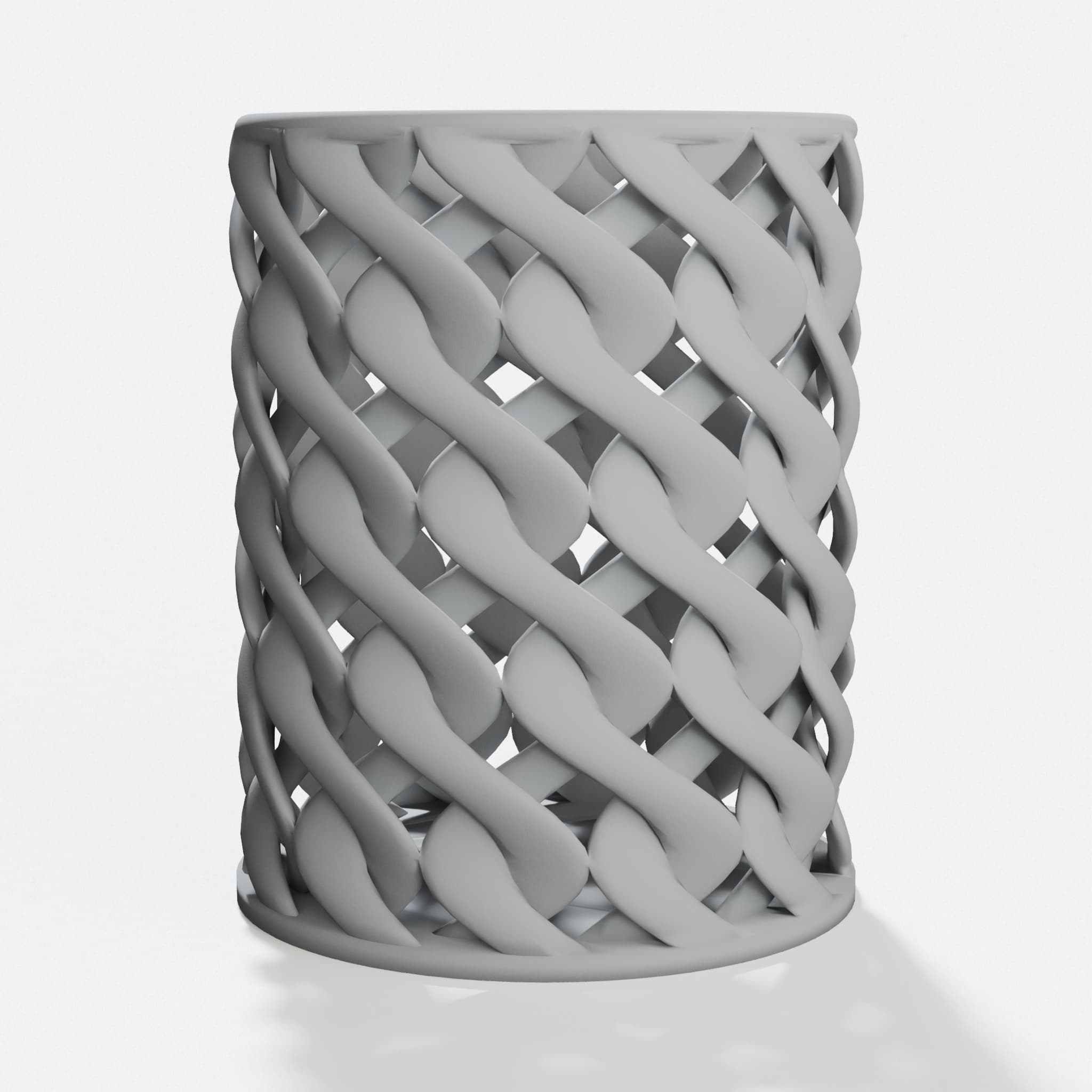 Spiral Pencil Cup – Multi-Use Desk & Bathroom Organizer