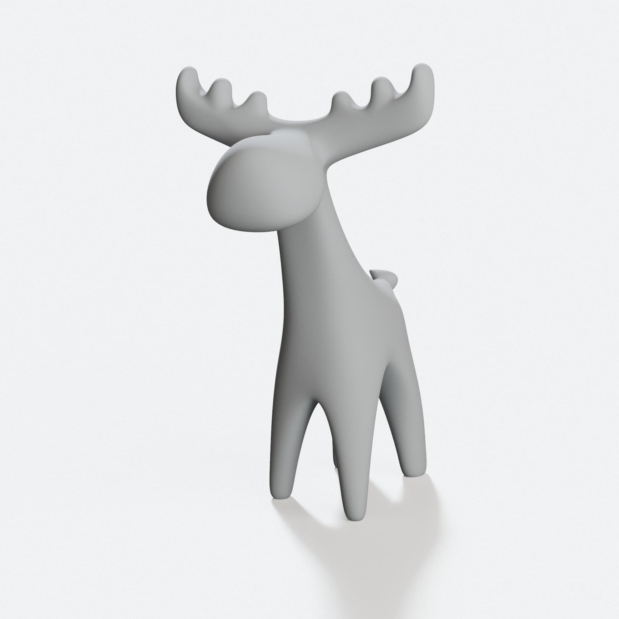 Deer Decoration - 3D Printed Ornament