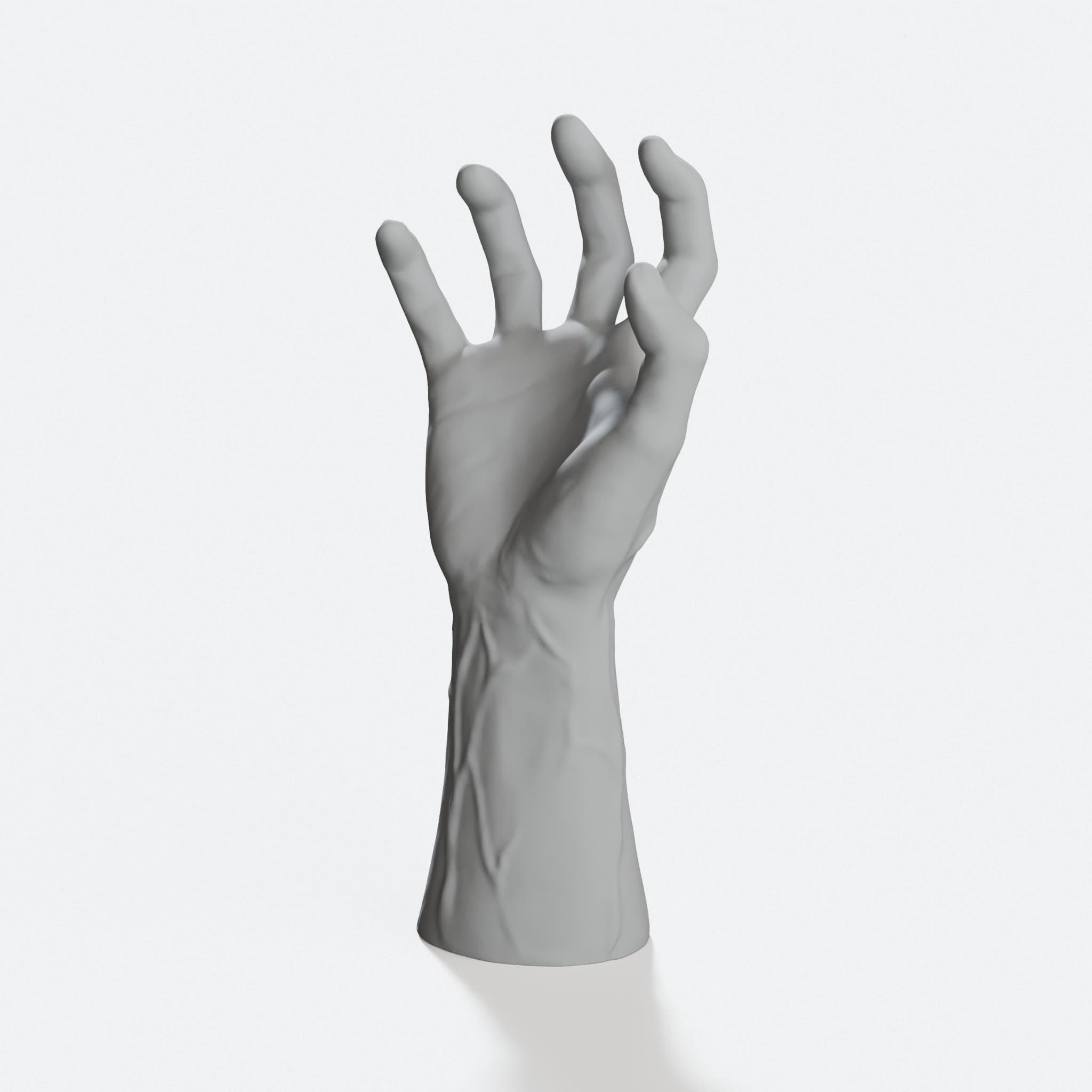 Reaching Zombie Hand 3D Printed Home Decor Wall Mount