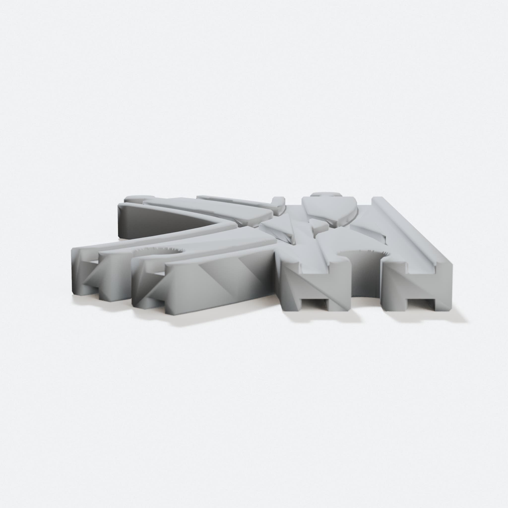 3D Printed Toy Train Track Set, BRIO Compatible