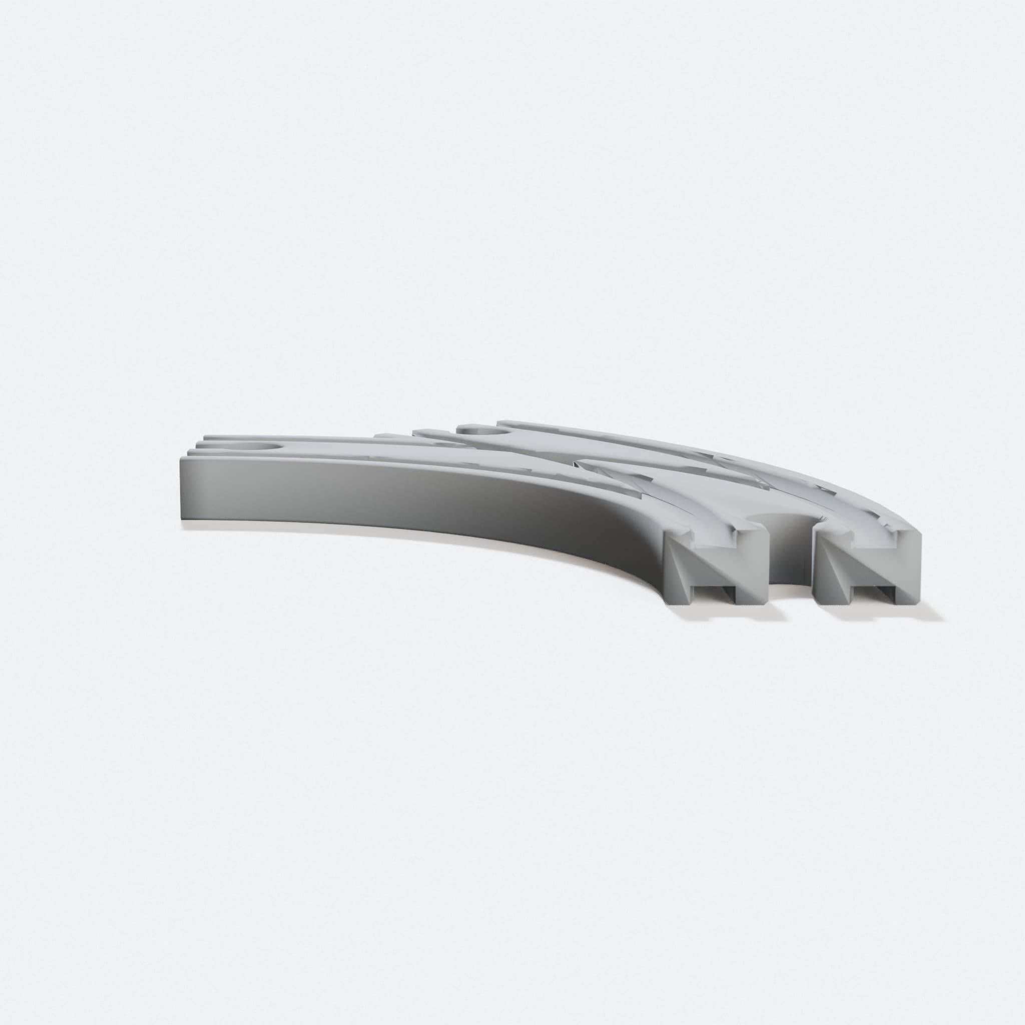 Wooden Train Track Curved Switch BRIO Compatible